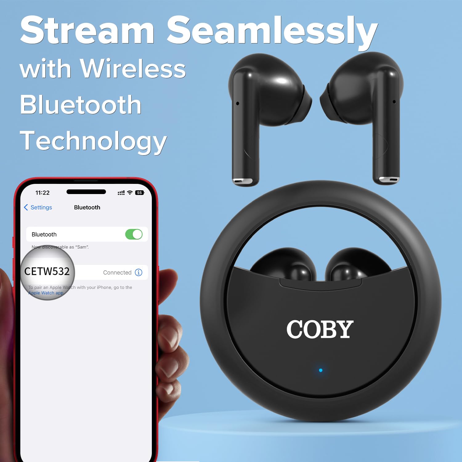 Coby True Wireless Earbuds