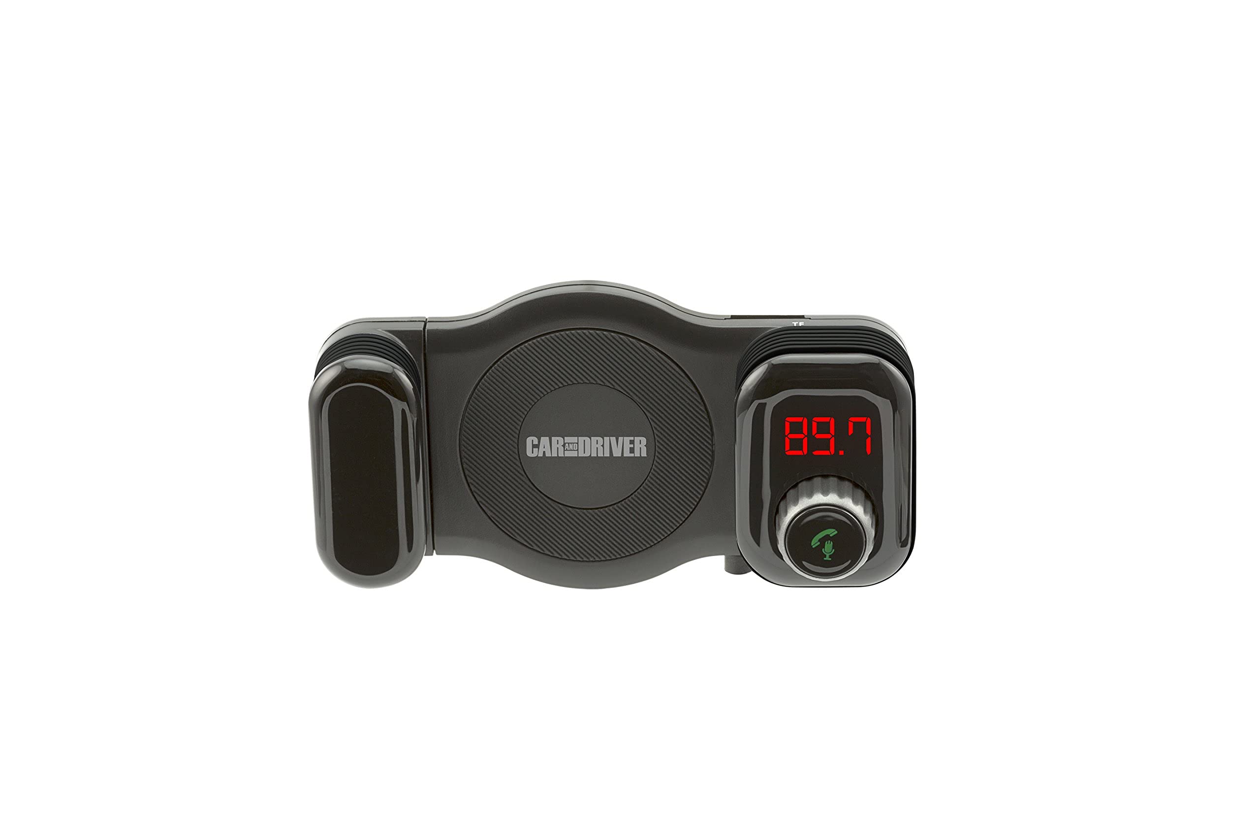 Car and Driver Bluetooth FM Transmitter & Car Vent Phone Mount