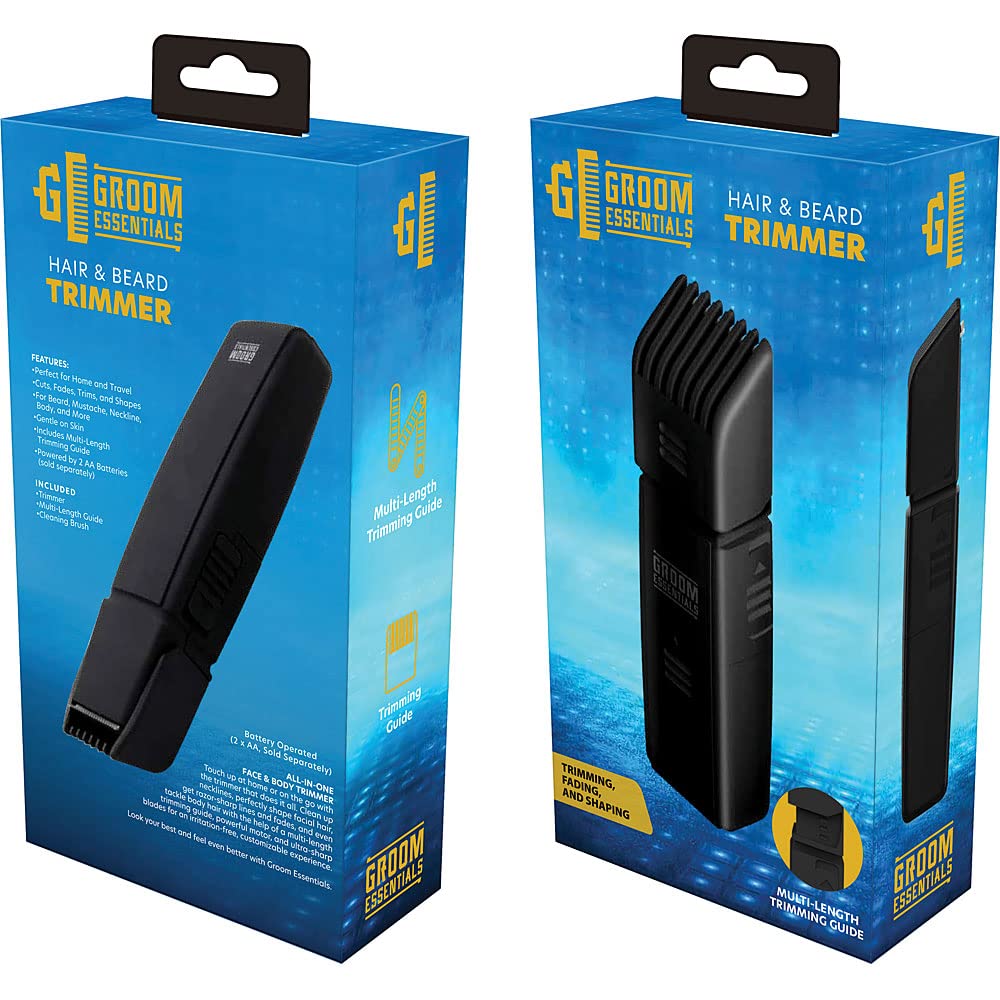 Chargeworx Groom Essentials All-in-One Hair and Beard Trimmer for Men