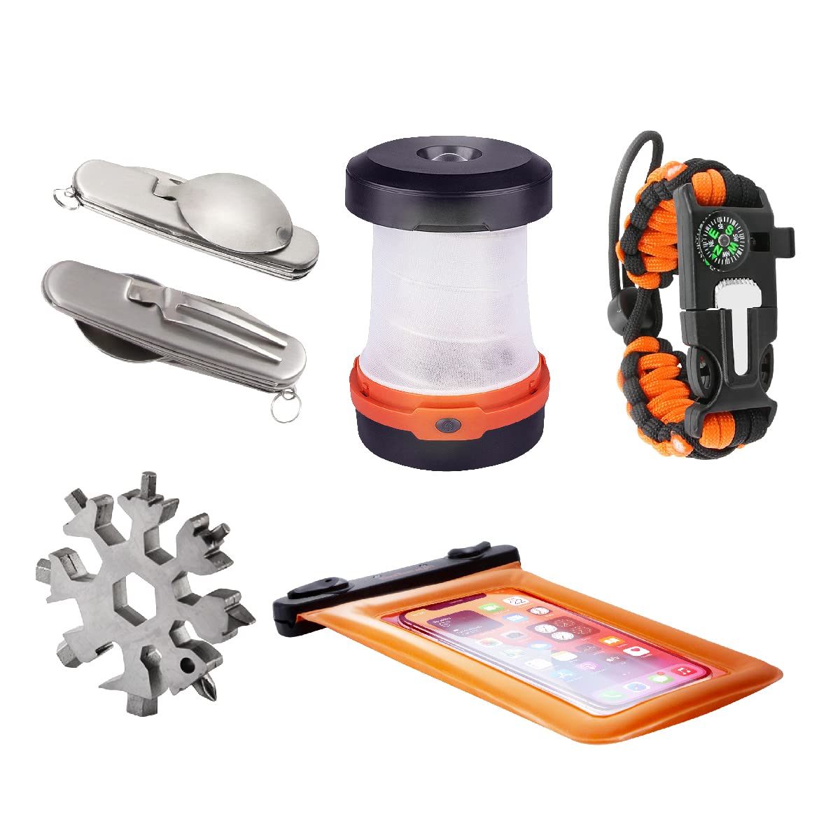 Go Tough Wilderness Camping Set|Camping Kit with Included Waterproof Bag
