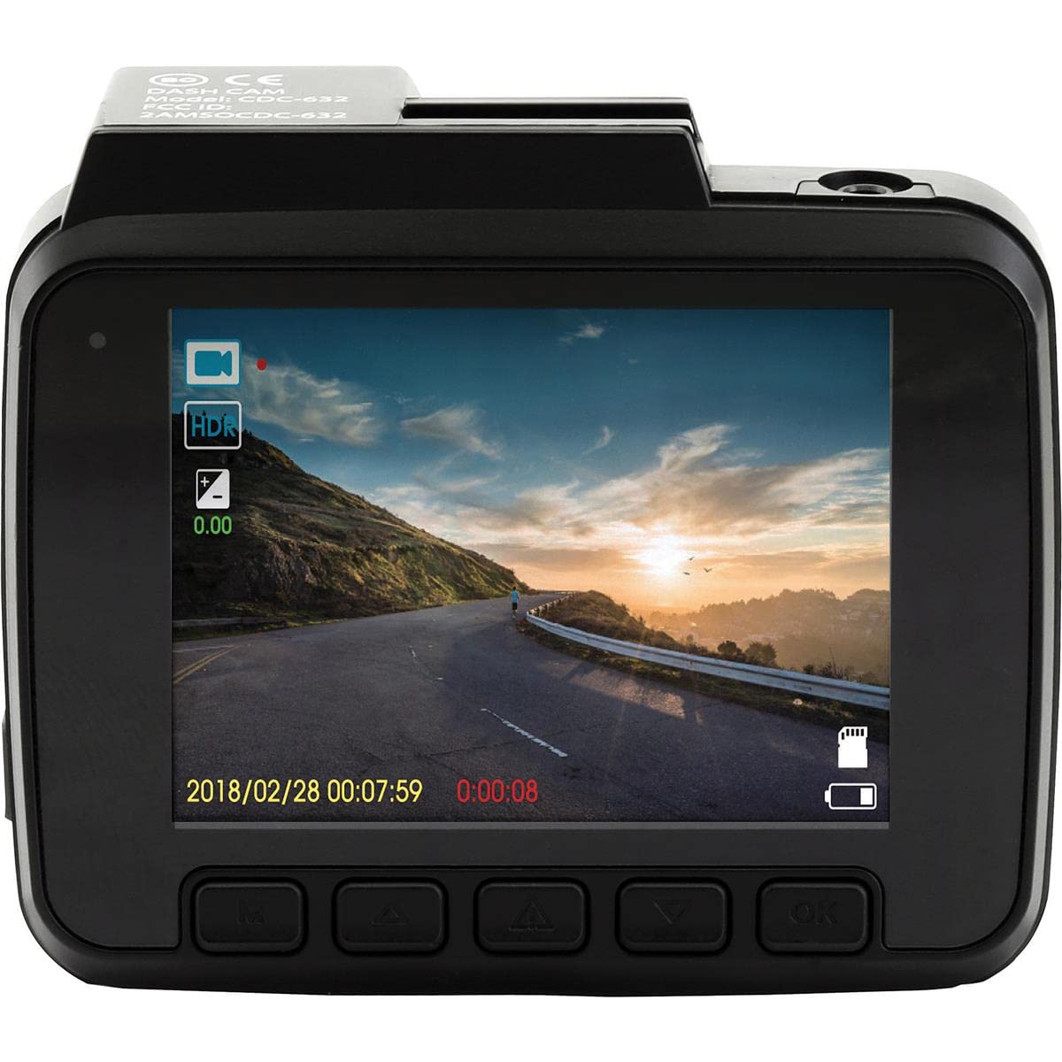 Car and Driver Dash Cam with Built-in WiFi GPS
