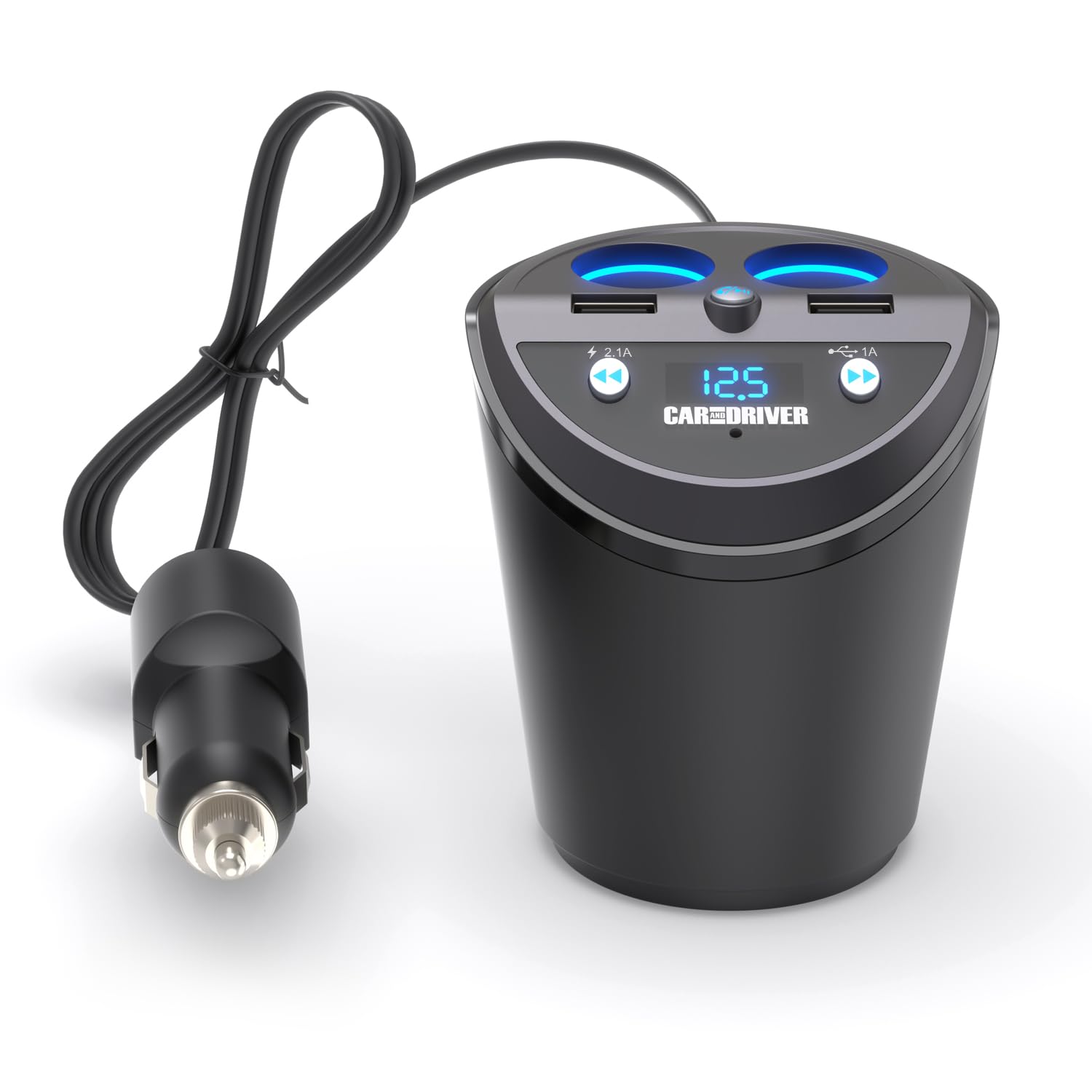 Car and Driver Bluetooth FM Transmitter Cup Holder for Car