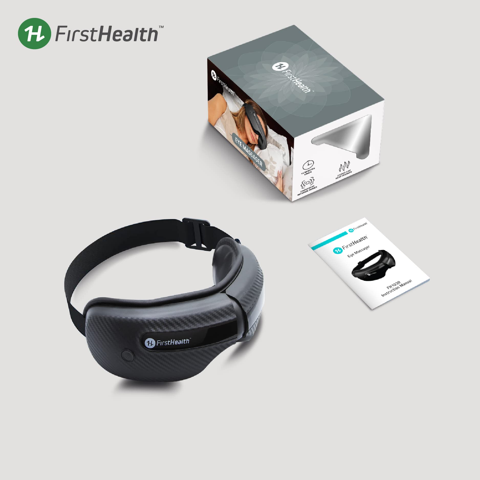 First Health Eye Massager with Relaxing Heat