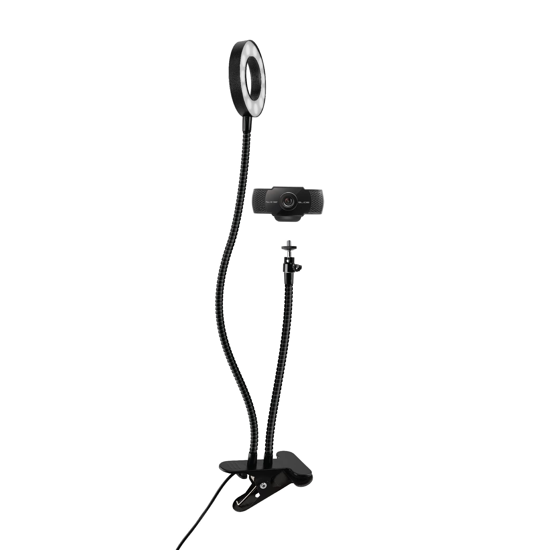 Slide 1080P HD Webcam Ring Light Stand Vlogging Kit