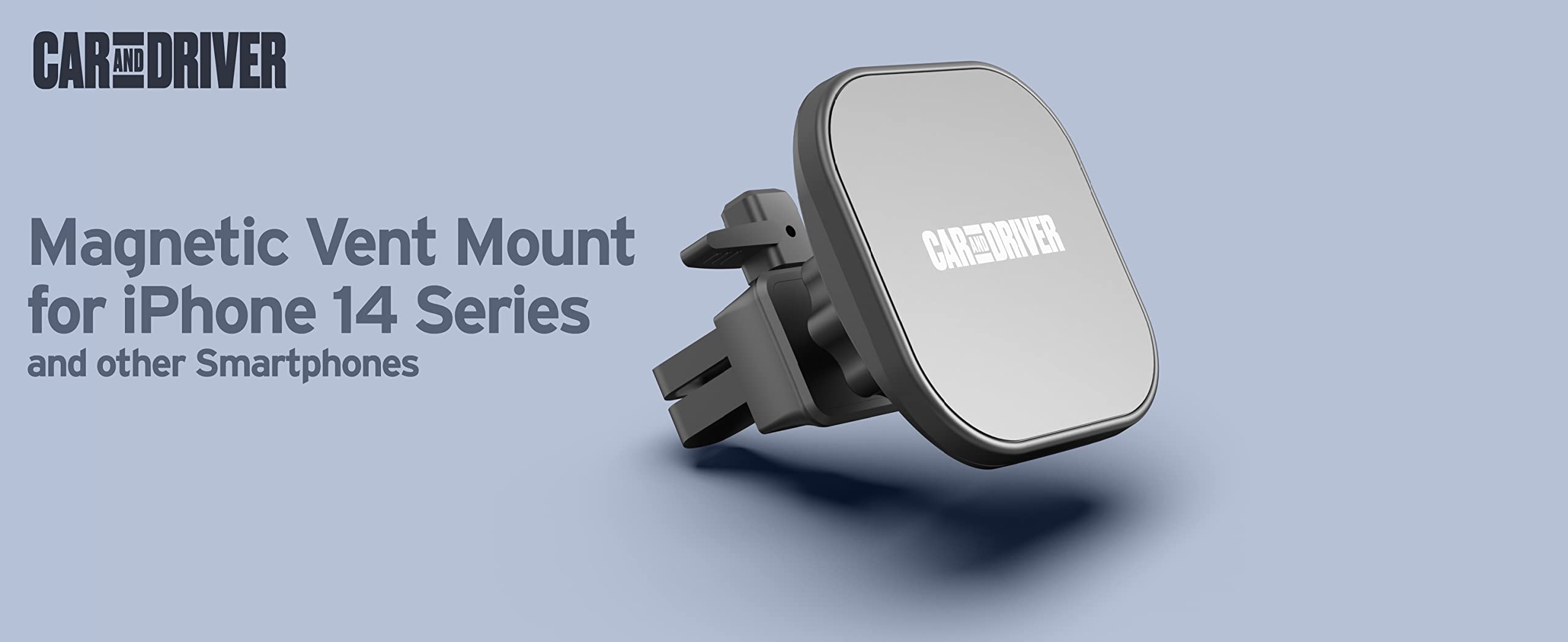 Car and Driver Magnetic Phone Mount for Car Vent & Dual USB C Car Charger Bundle Pack