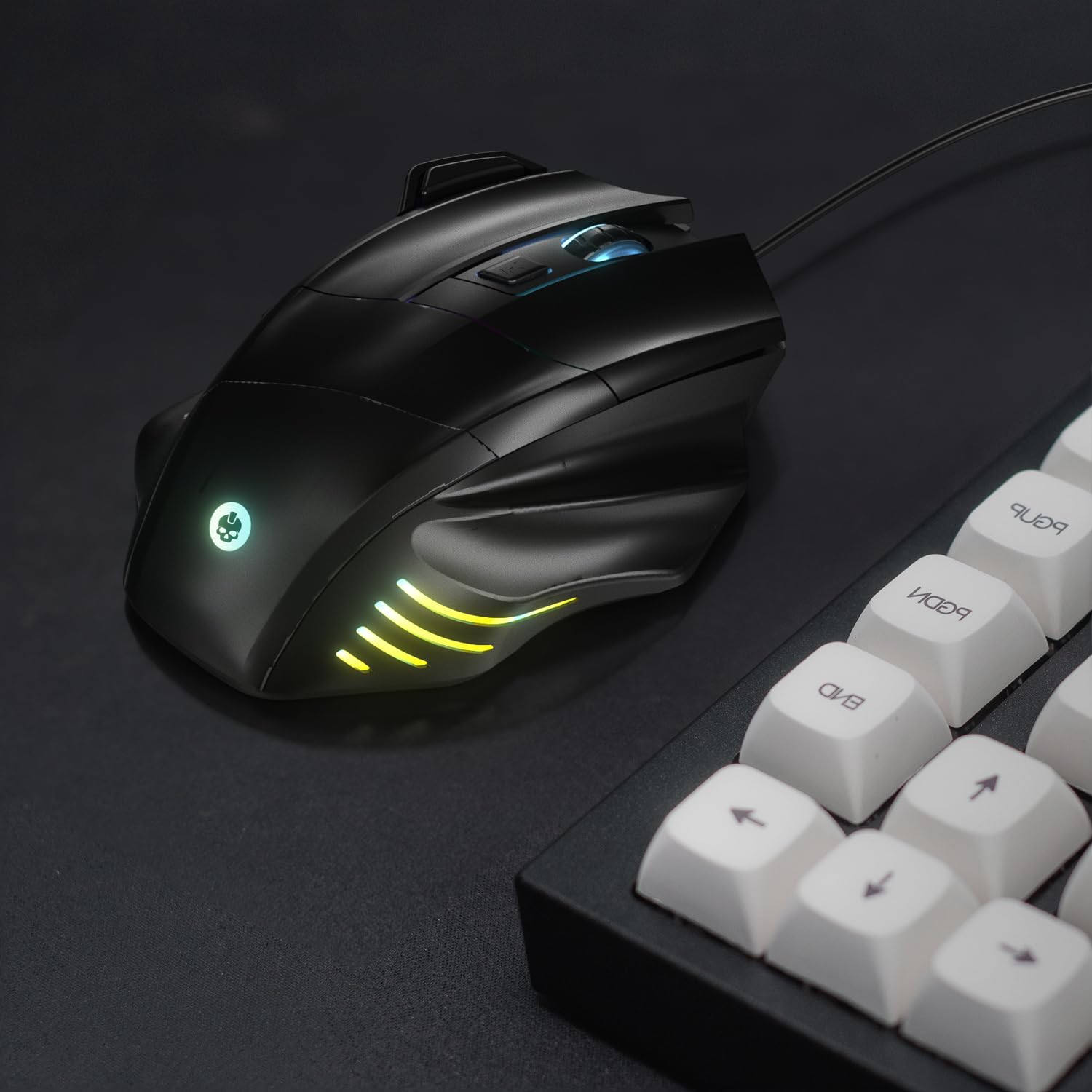 GAME PUNK Pro Series Optical Wired Gaming Mouse - RGB Lighting