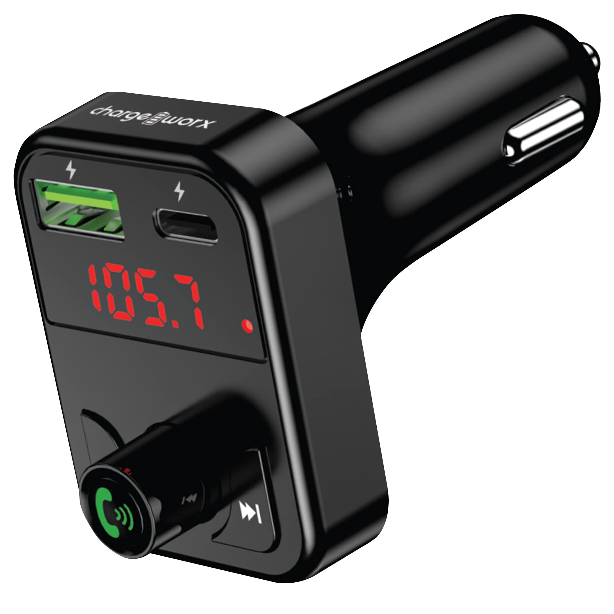 Chargeworx FM Transmitter Bluetooth Car