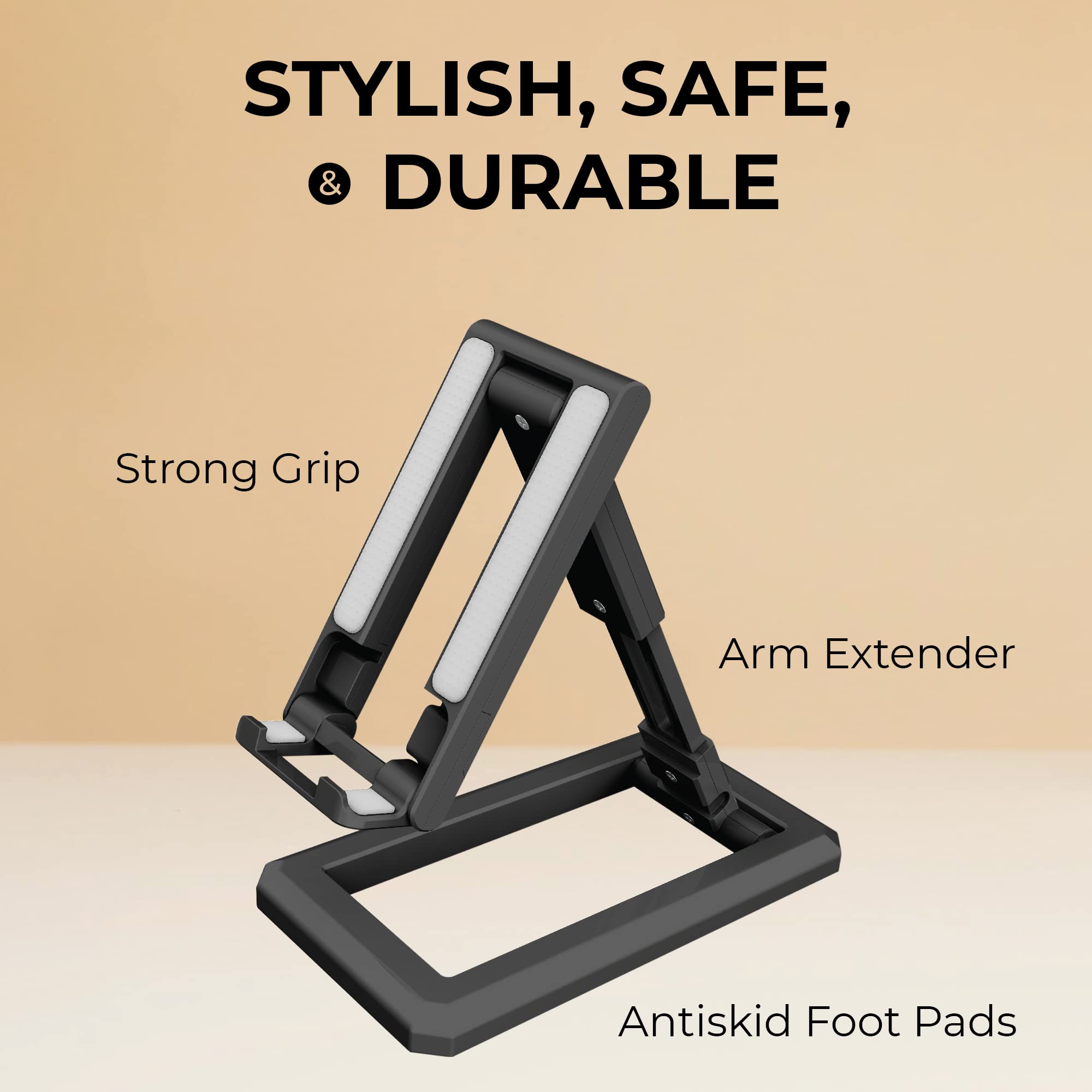 Chargeworx Adjustable Folding Phone Stand