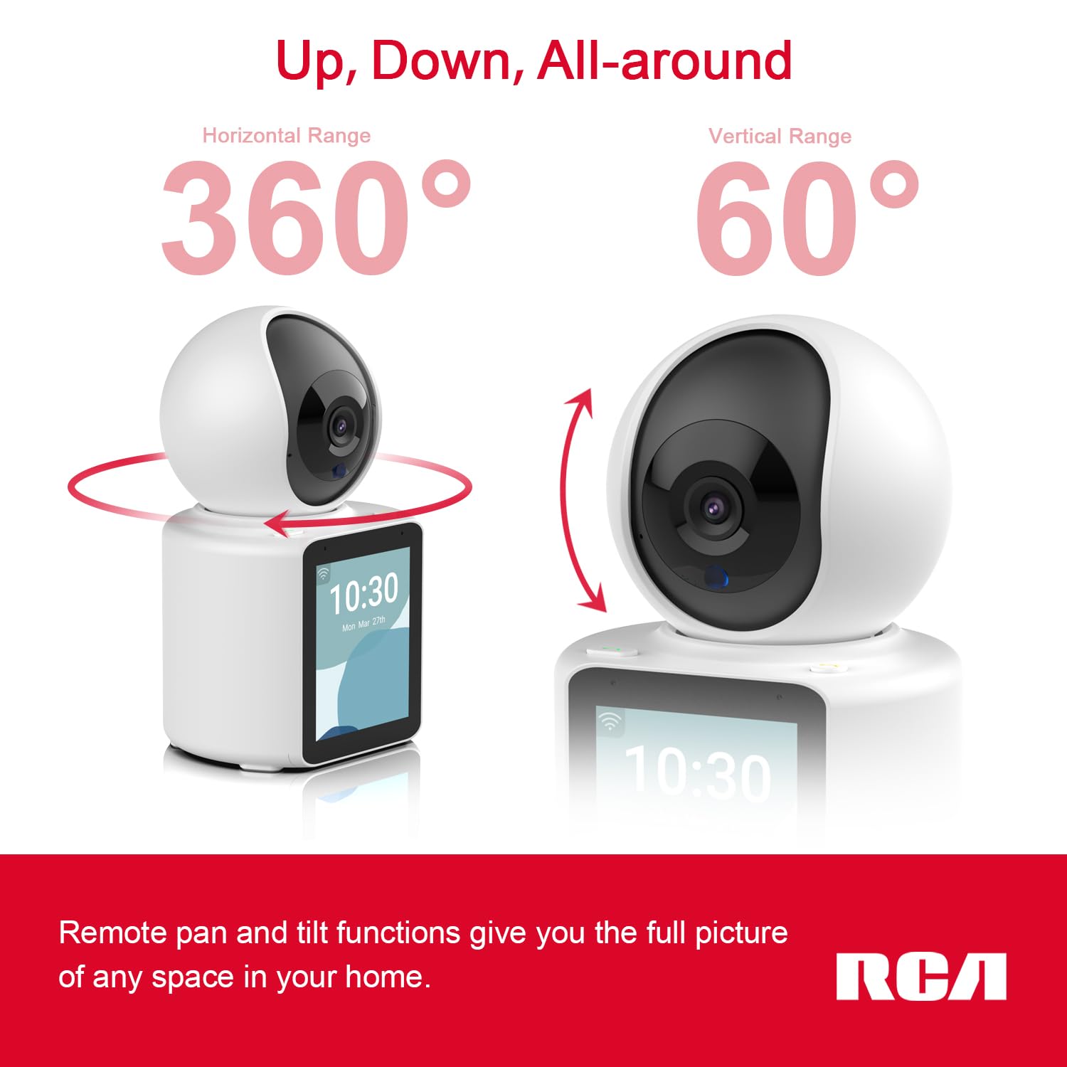 RCA HD Video Screen Motion Tracking Cam 1080p