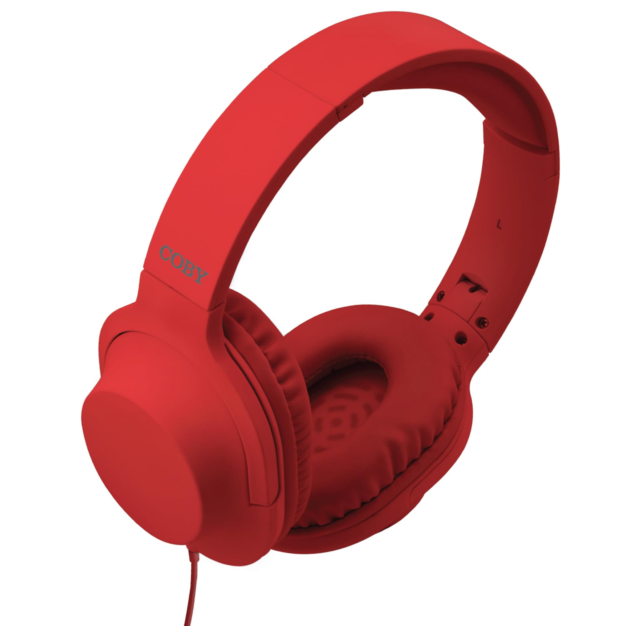 Coby Super Bass Stereo Wired Headphones, Adjustable