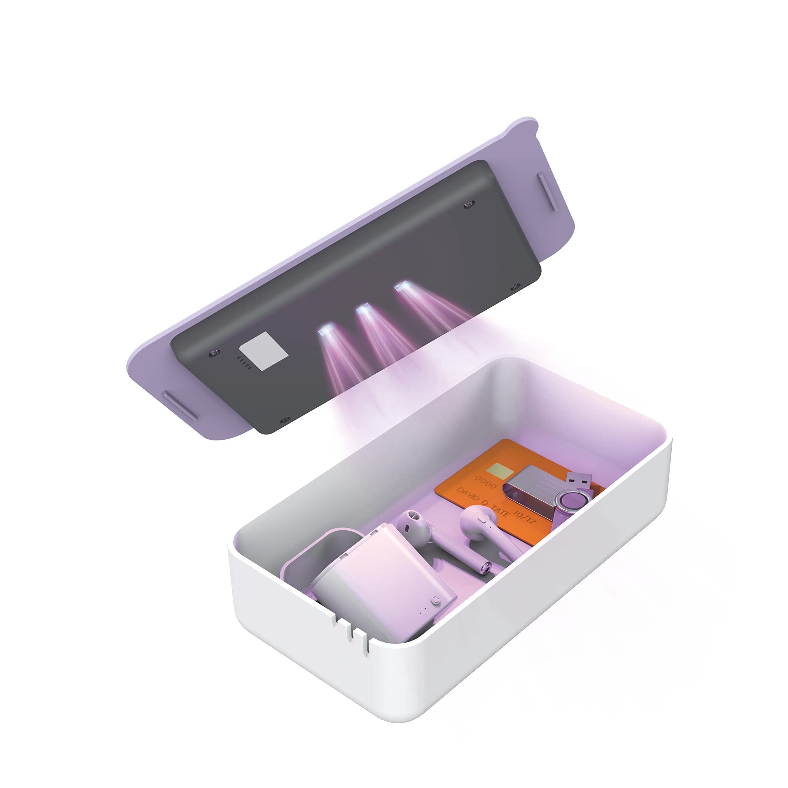FIRSTHEALTH 2-In-1 UV Sanitizing Box with Detachable Lid Wand