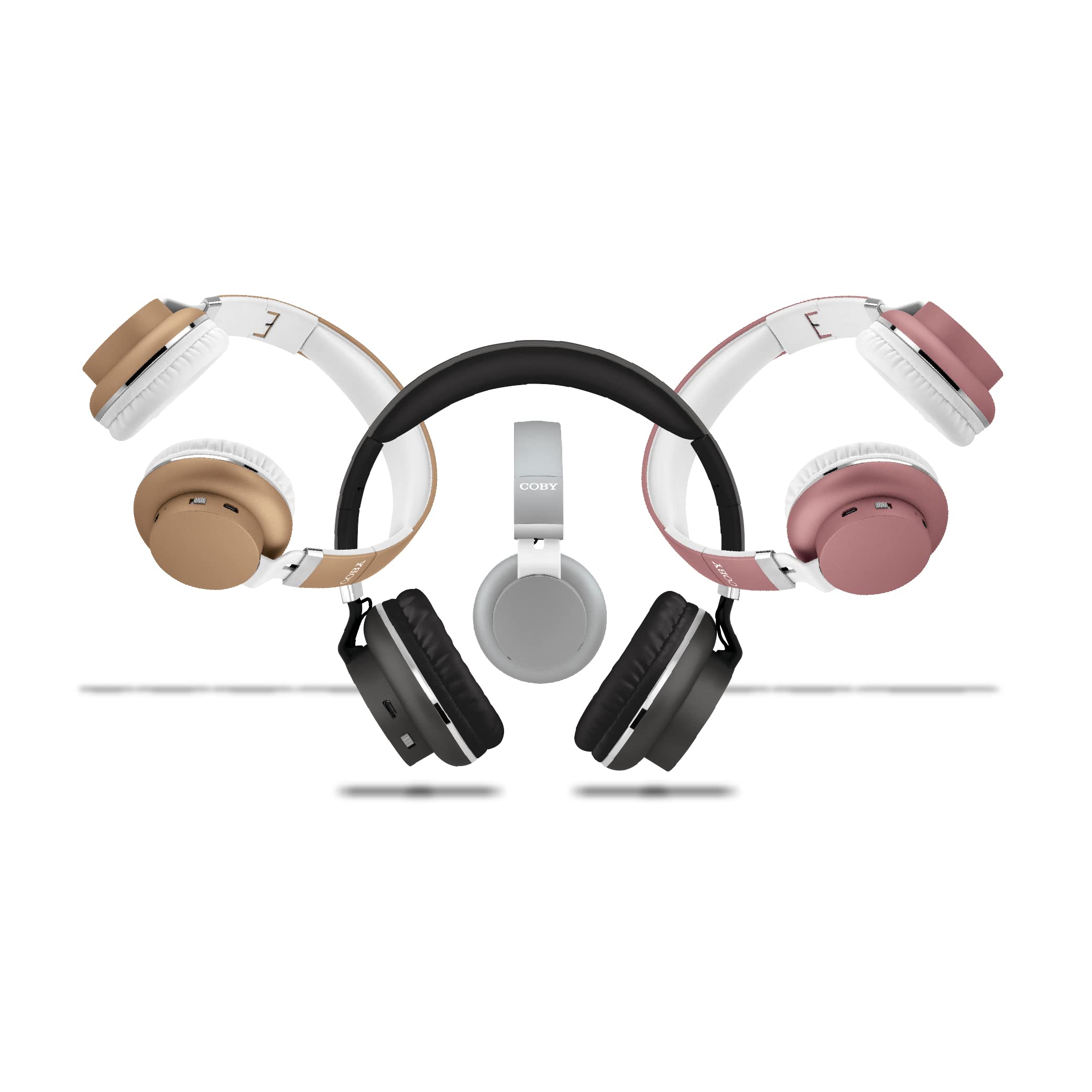 Coby Wireless On-Ear Headphones