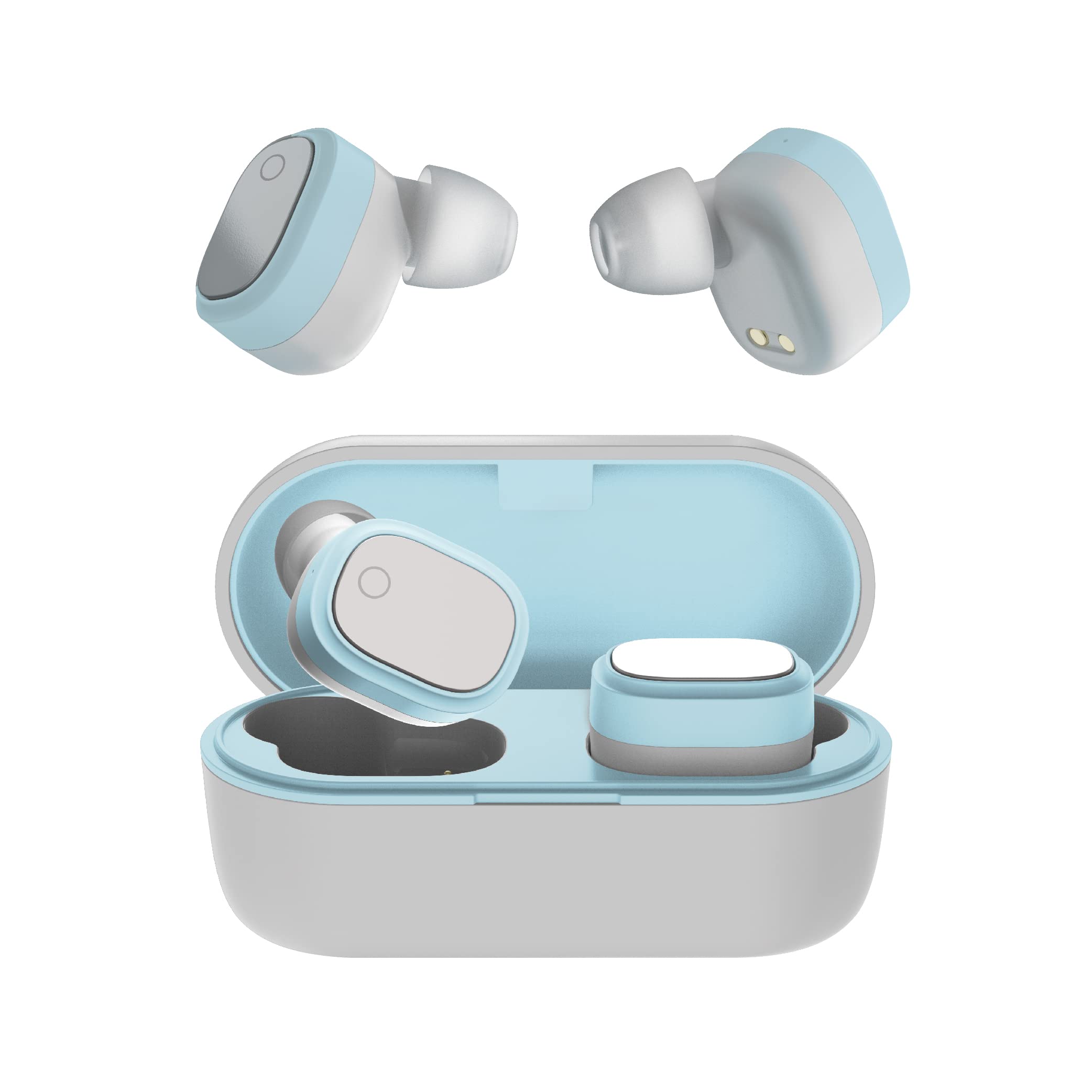 Coby True Wireless Earbuds 15-HR Battery Playback Controls Pink