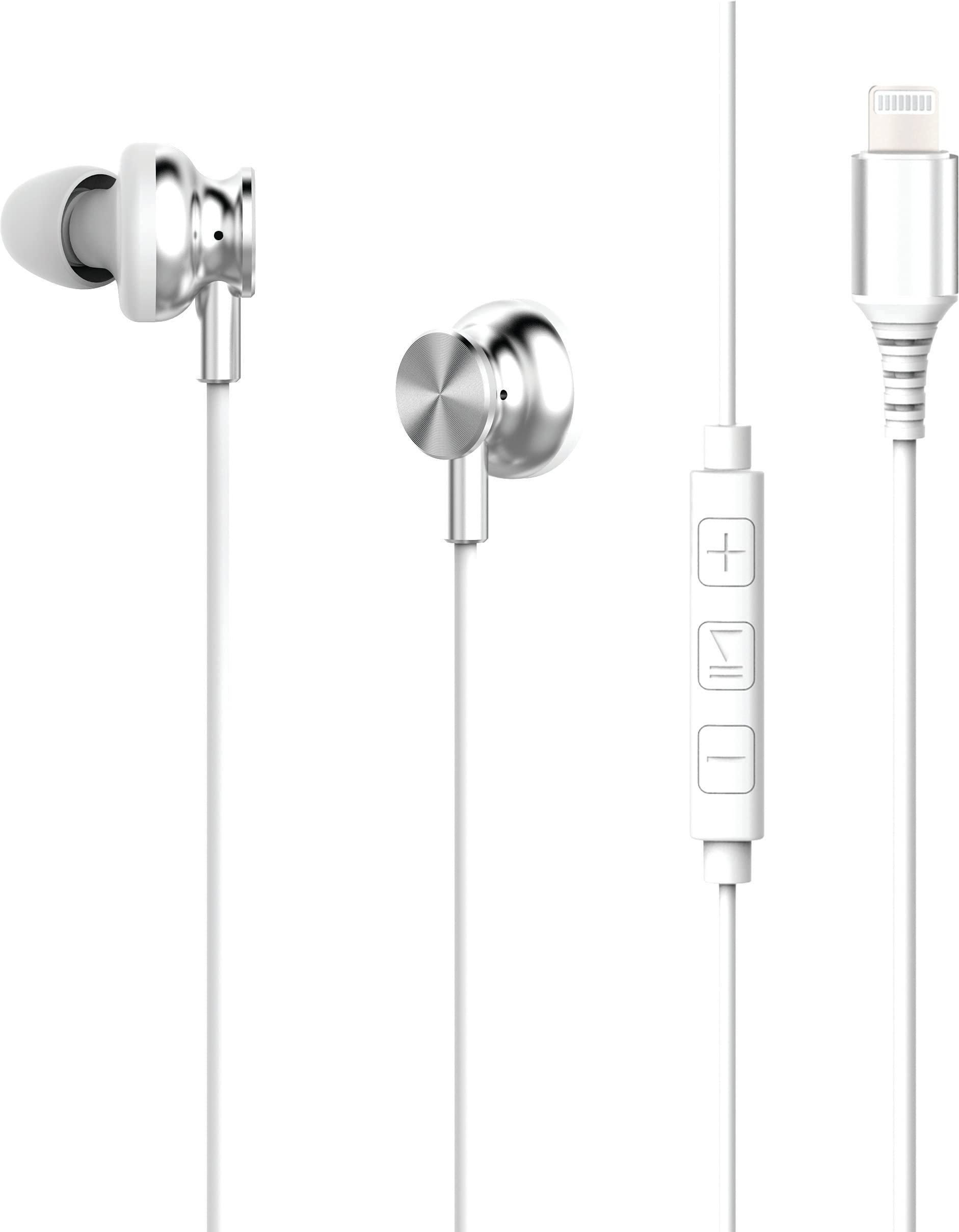 Chargeworx Lightning Earbuds Built-in Mic