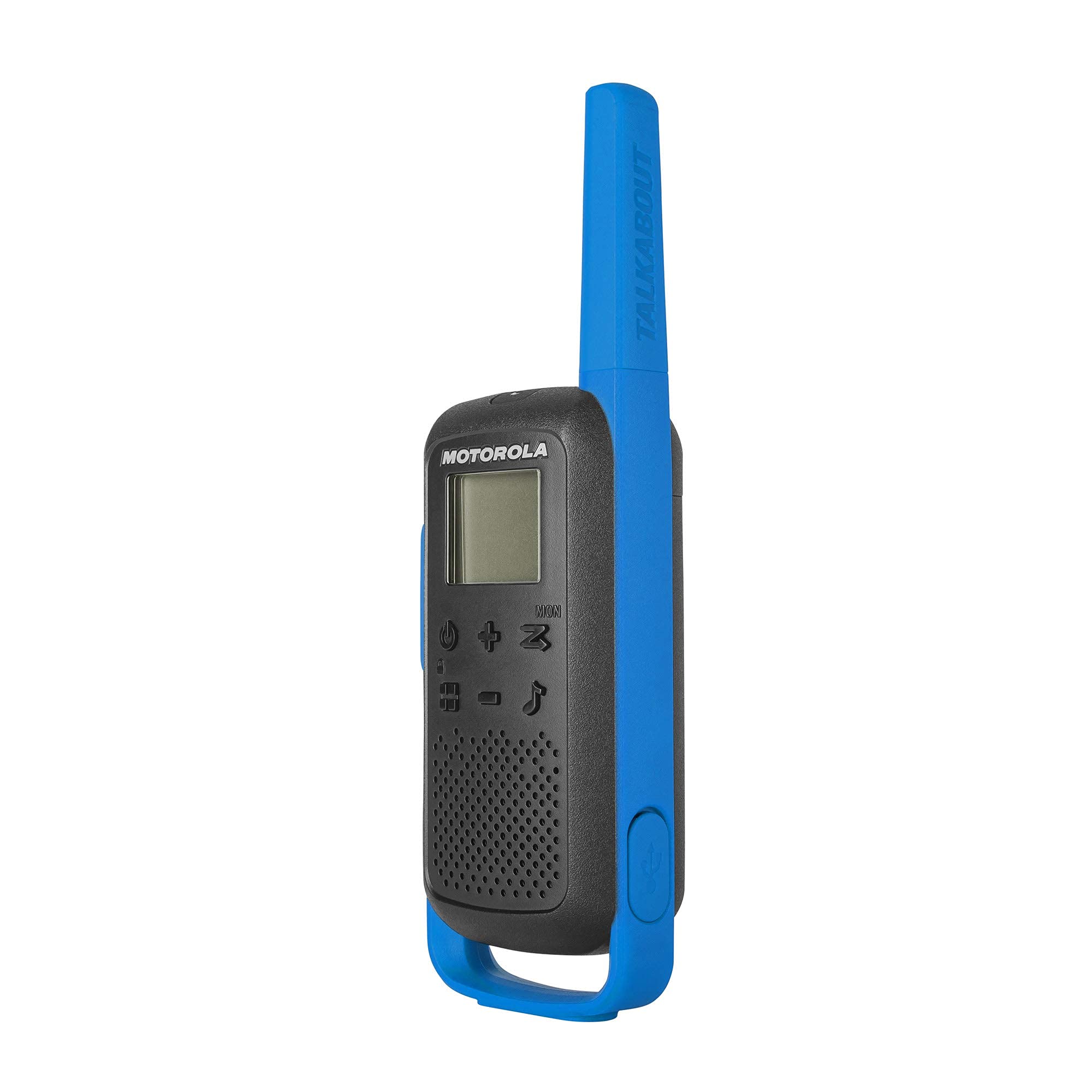 Motorola Solutions T270TP Talkabout Radio, 3 Pack, Black W/Blue
