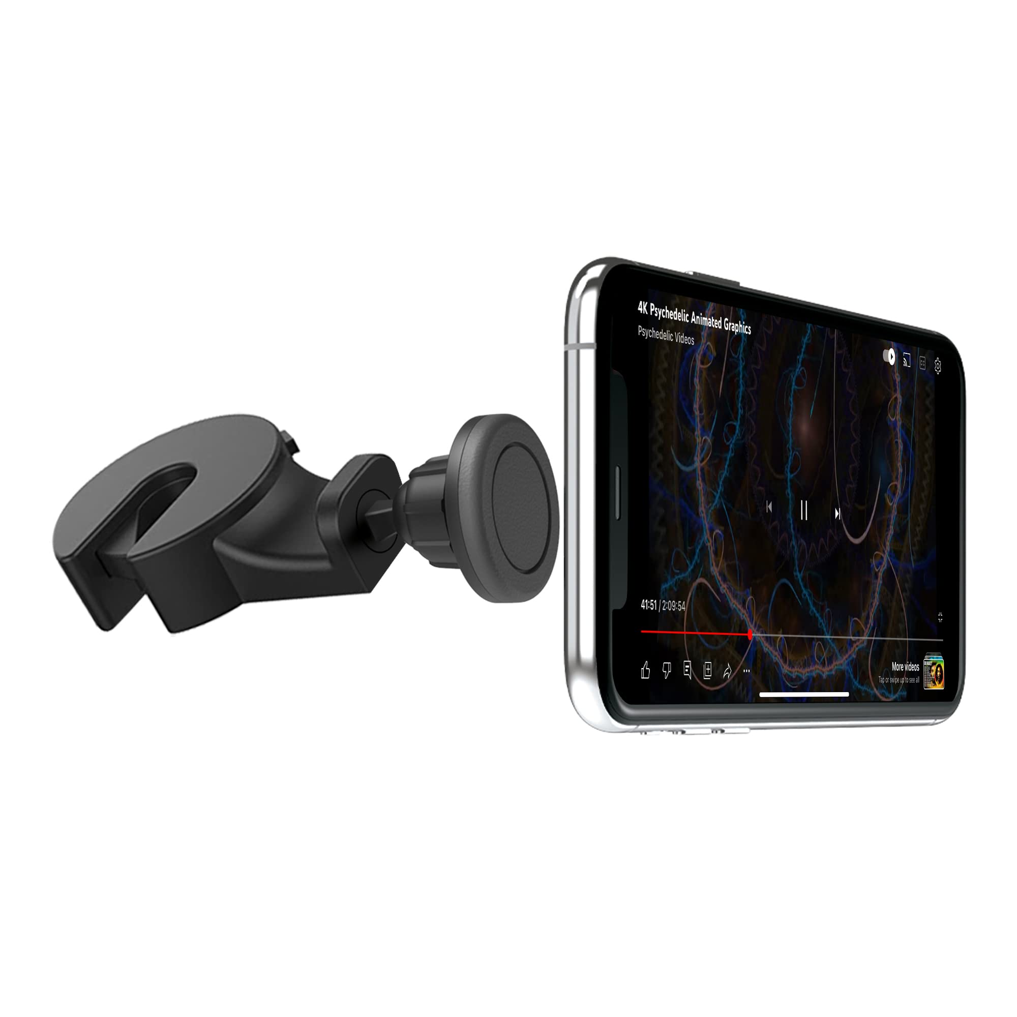 Chargeworx Magnetic Back Seat Mount for Tablets & Smartphones