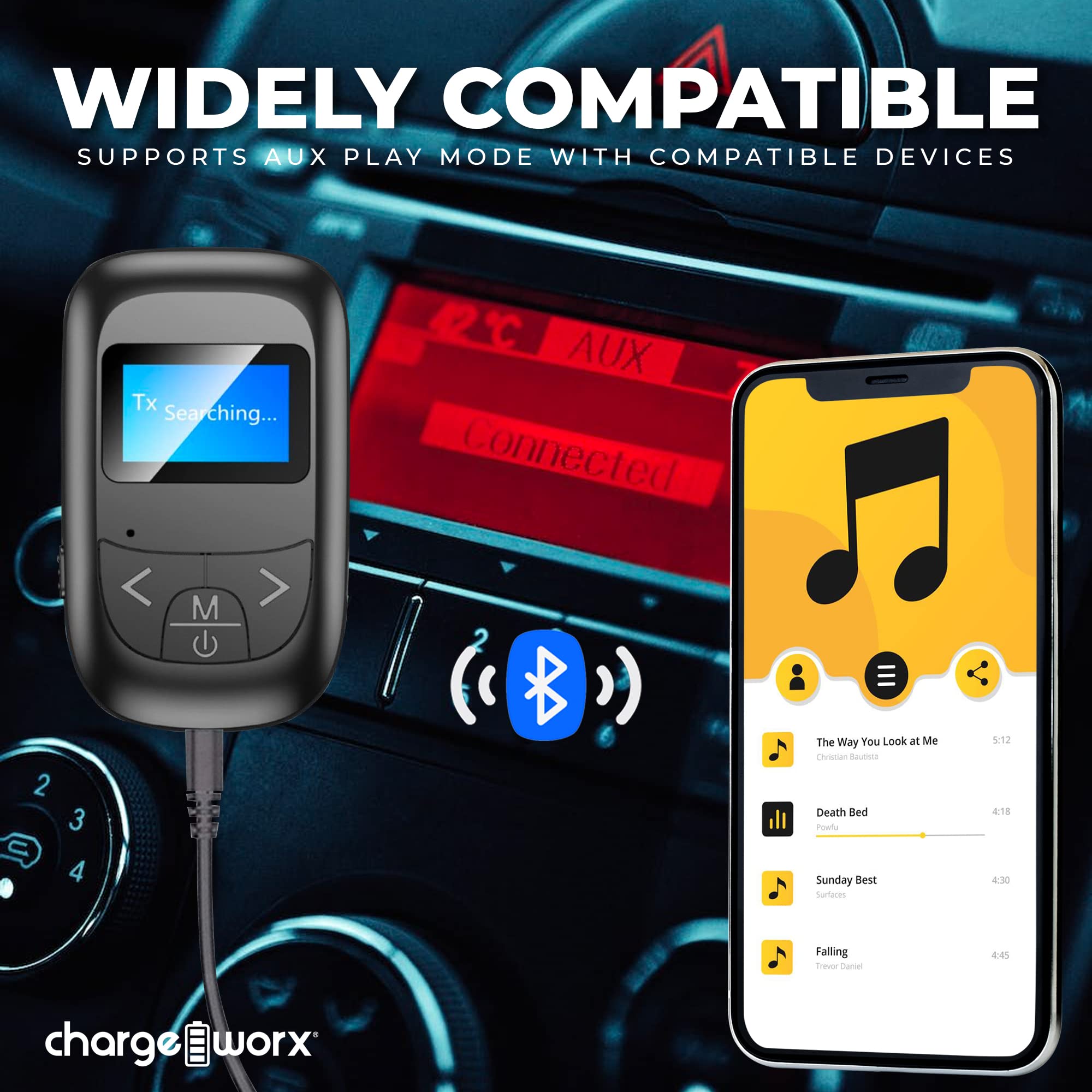 Chargeworx Wireless in-Flight Audio Adapter