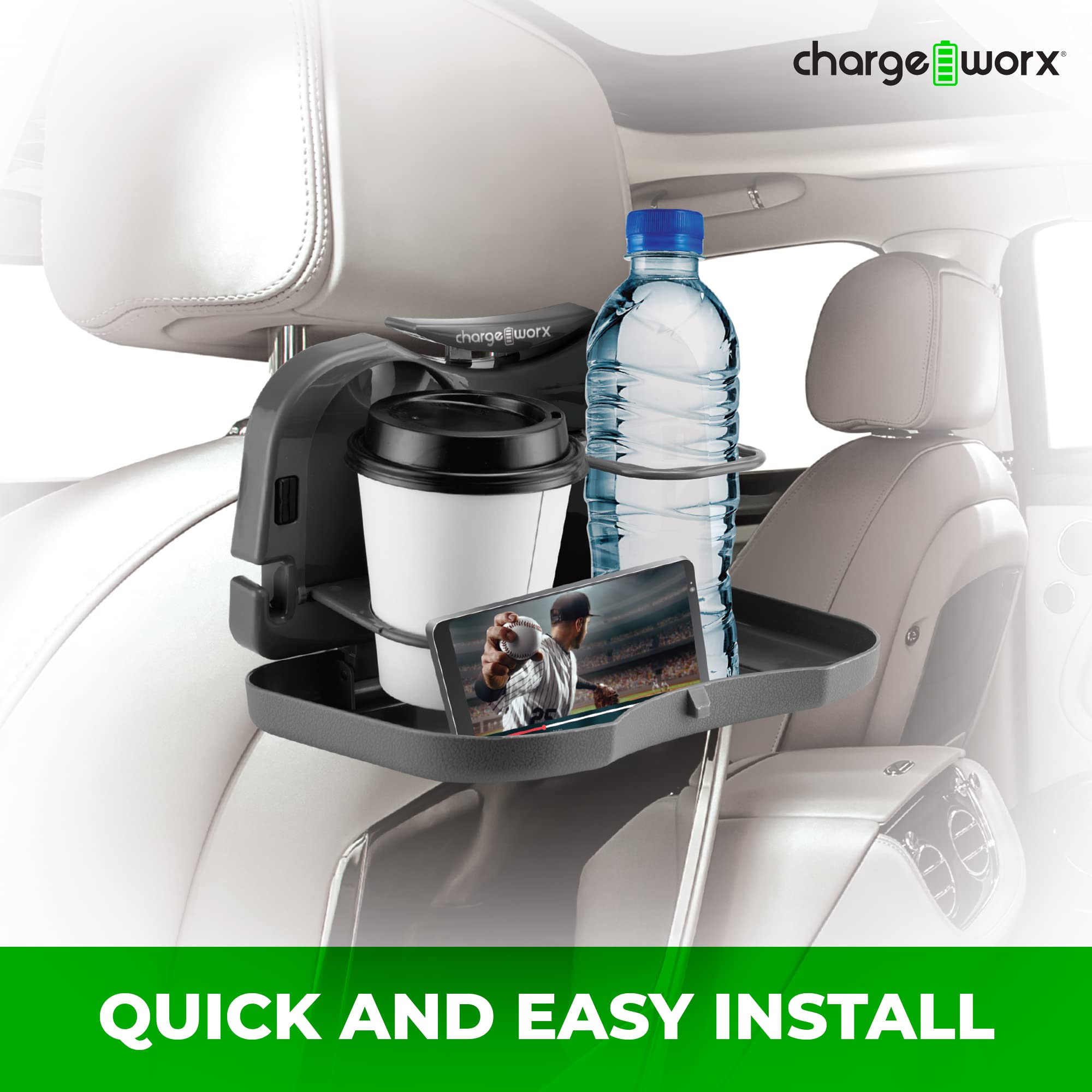 Chargeworx Backseat Butler Car Organizer
