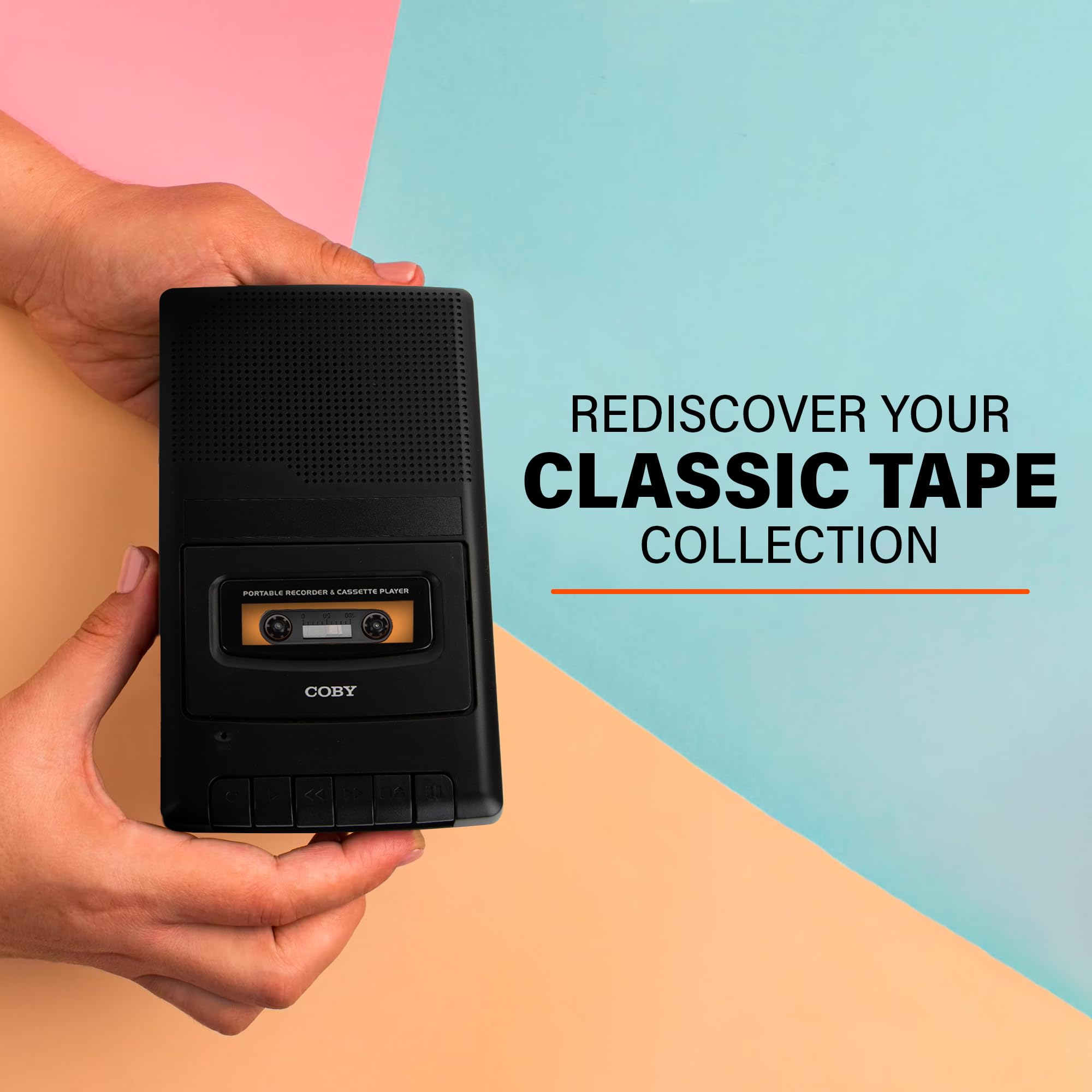 Coby Portable Cassette Player and Tape Cassette Recorder
