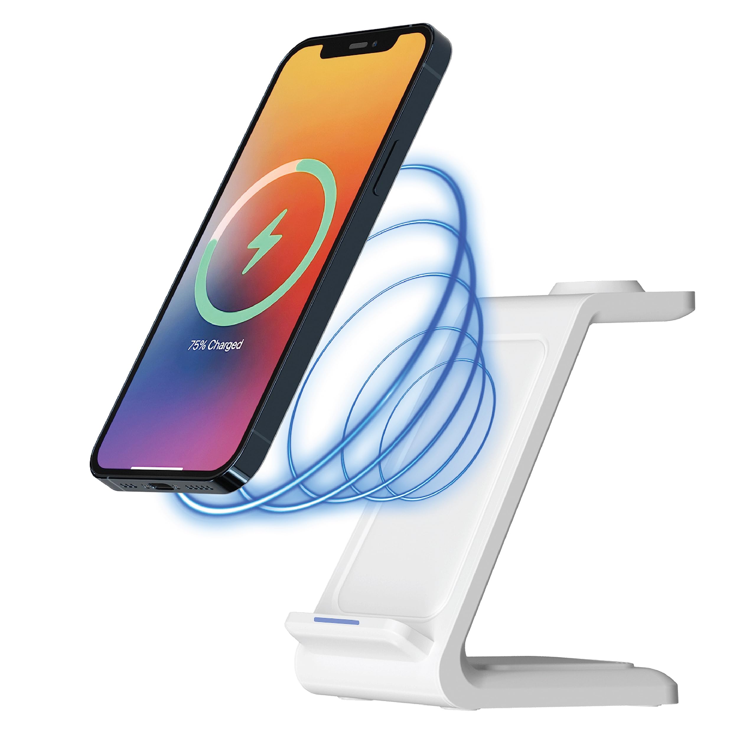 Chargeworx 3-in-1 Multi-Charging Stand 15W Clutter-Free Black