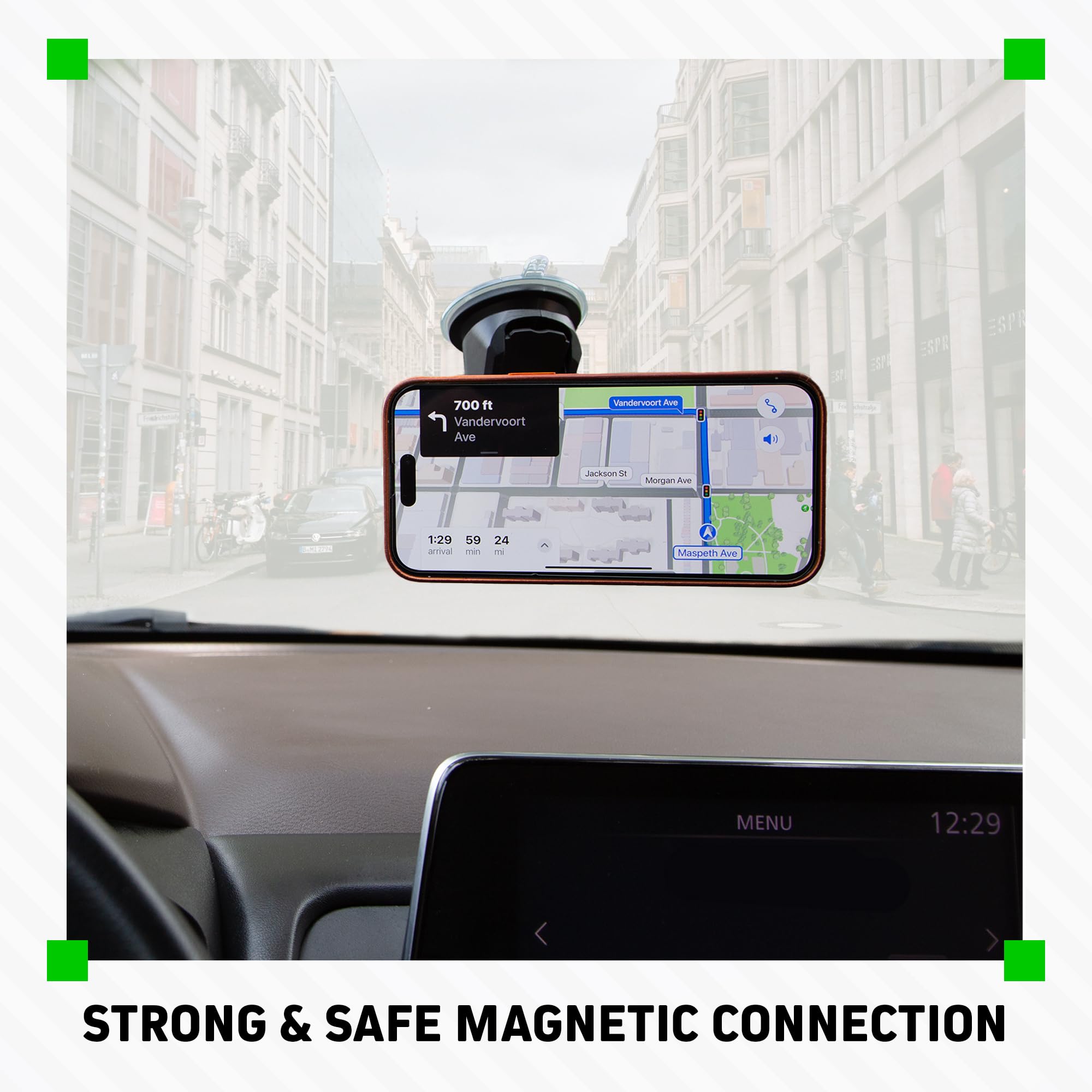 Chargeworx Universal Magnetic Smartphone Mount