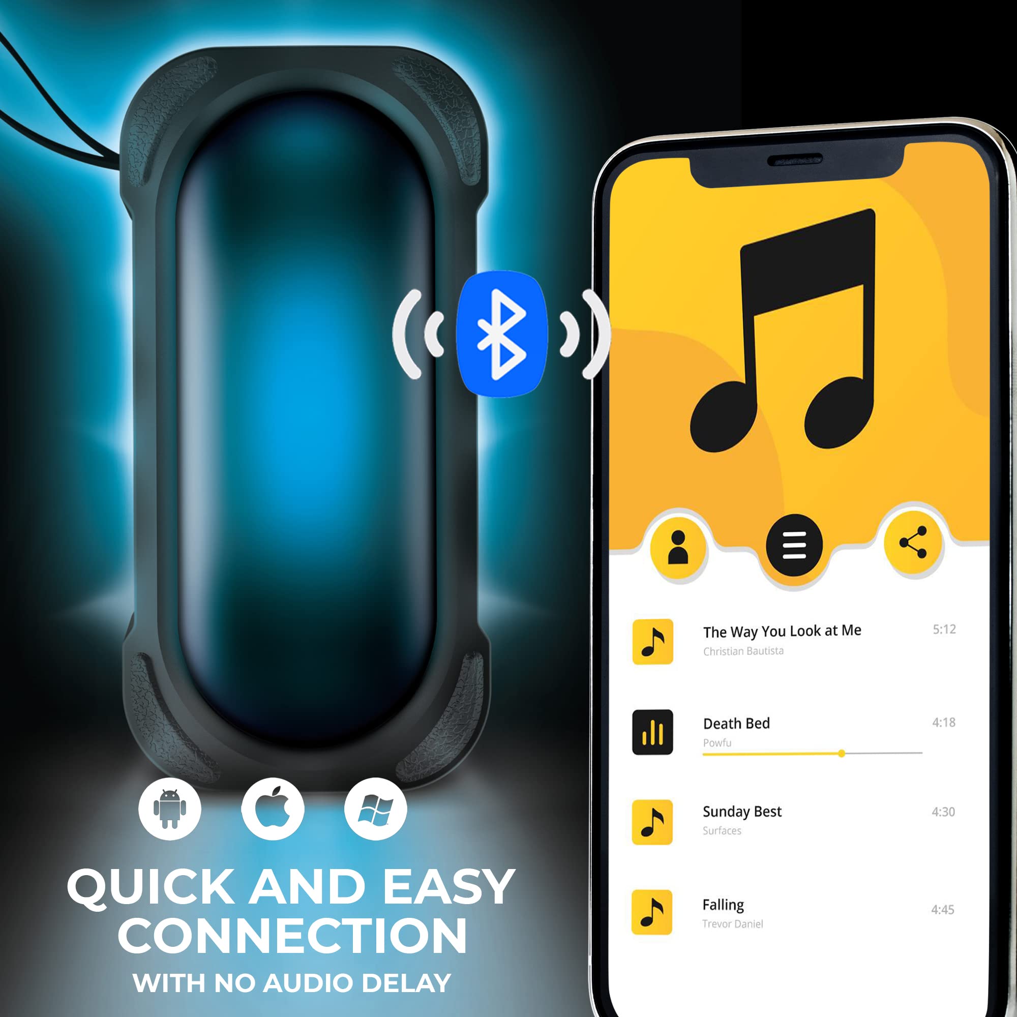 Coby True Wireless Bluetooth Speaker | Flame-Front