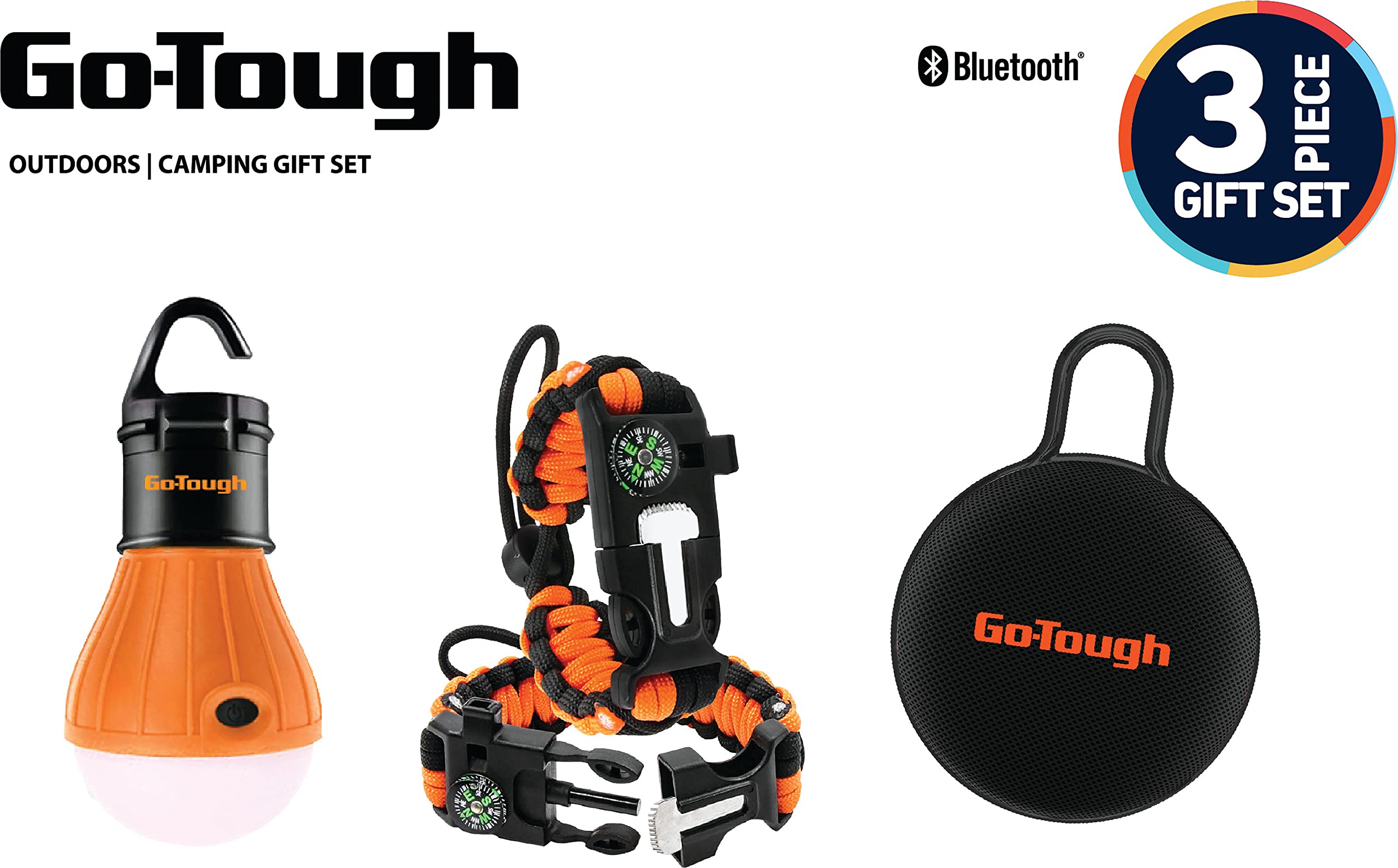 Go-Tough 3PC Camping Accessories Set | Includes Camping Tent Hanging
