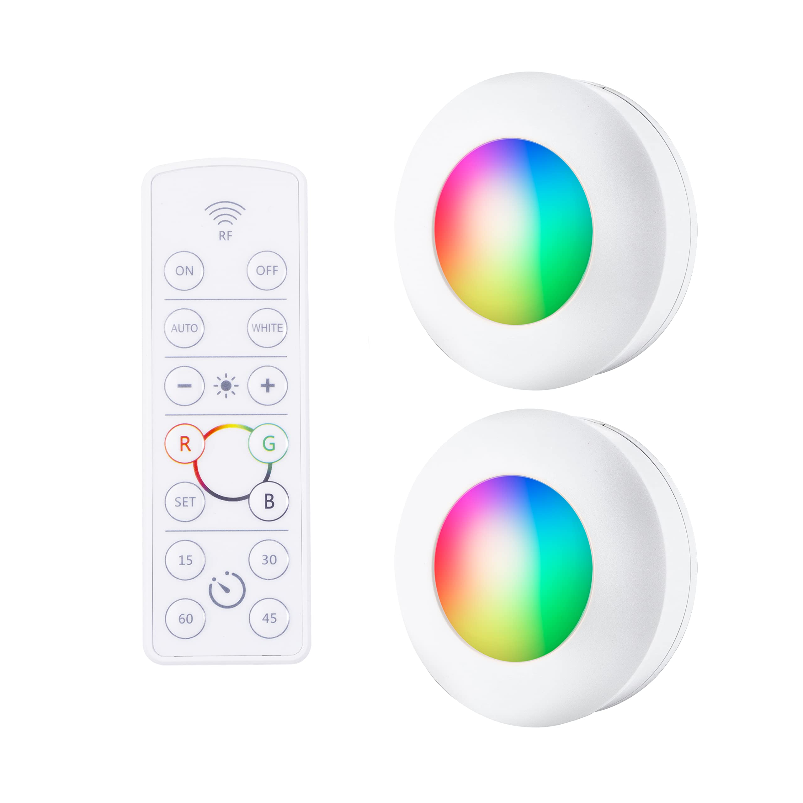 Energizer Color Changing Puck Lights, Battery