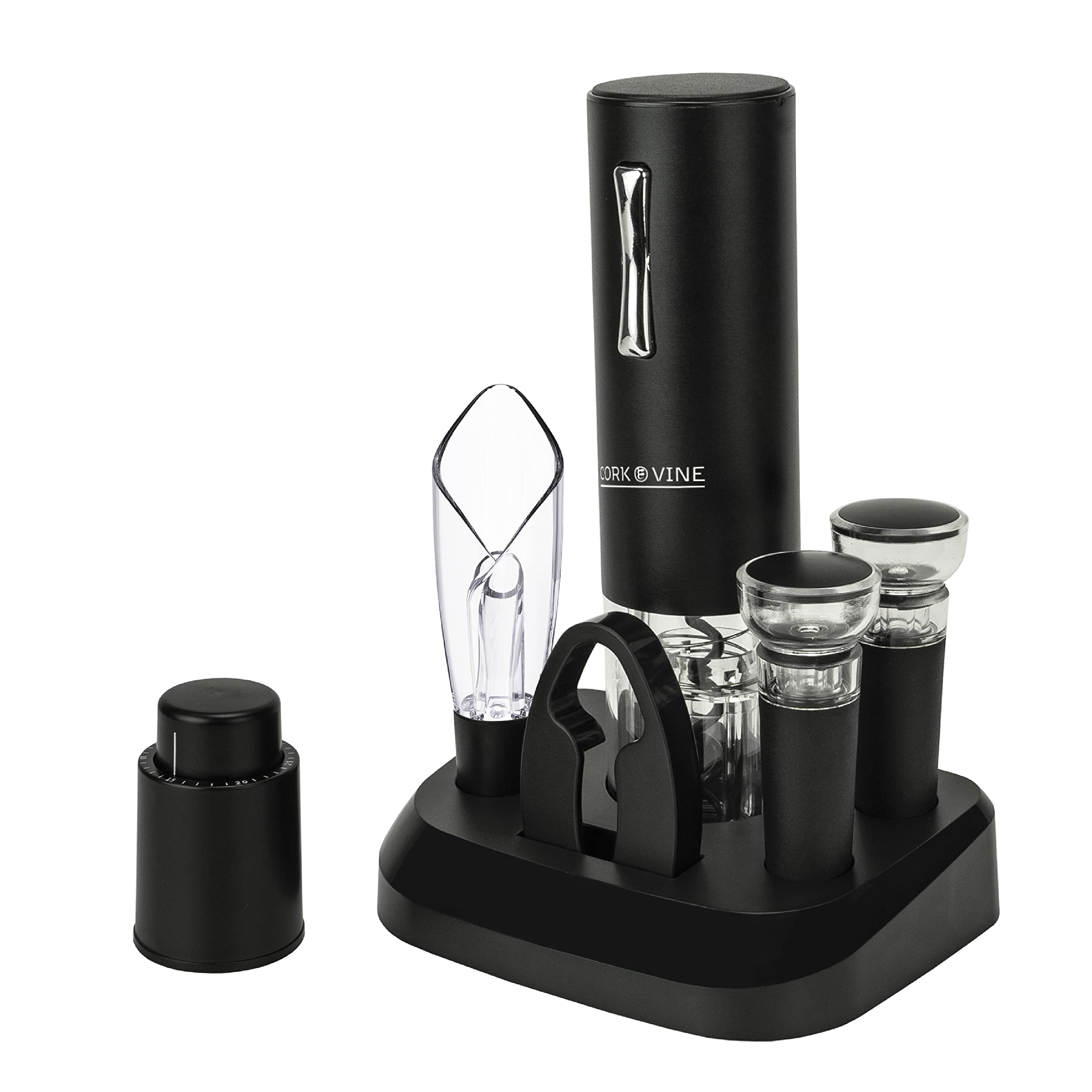Cork & Vine Rechargeable 7-Piece Wine Set