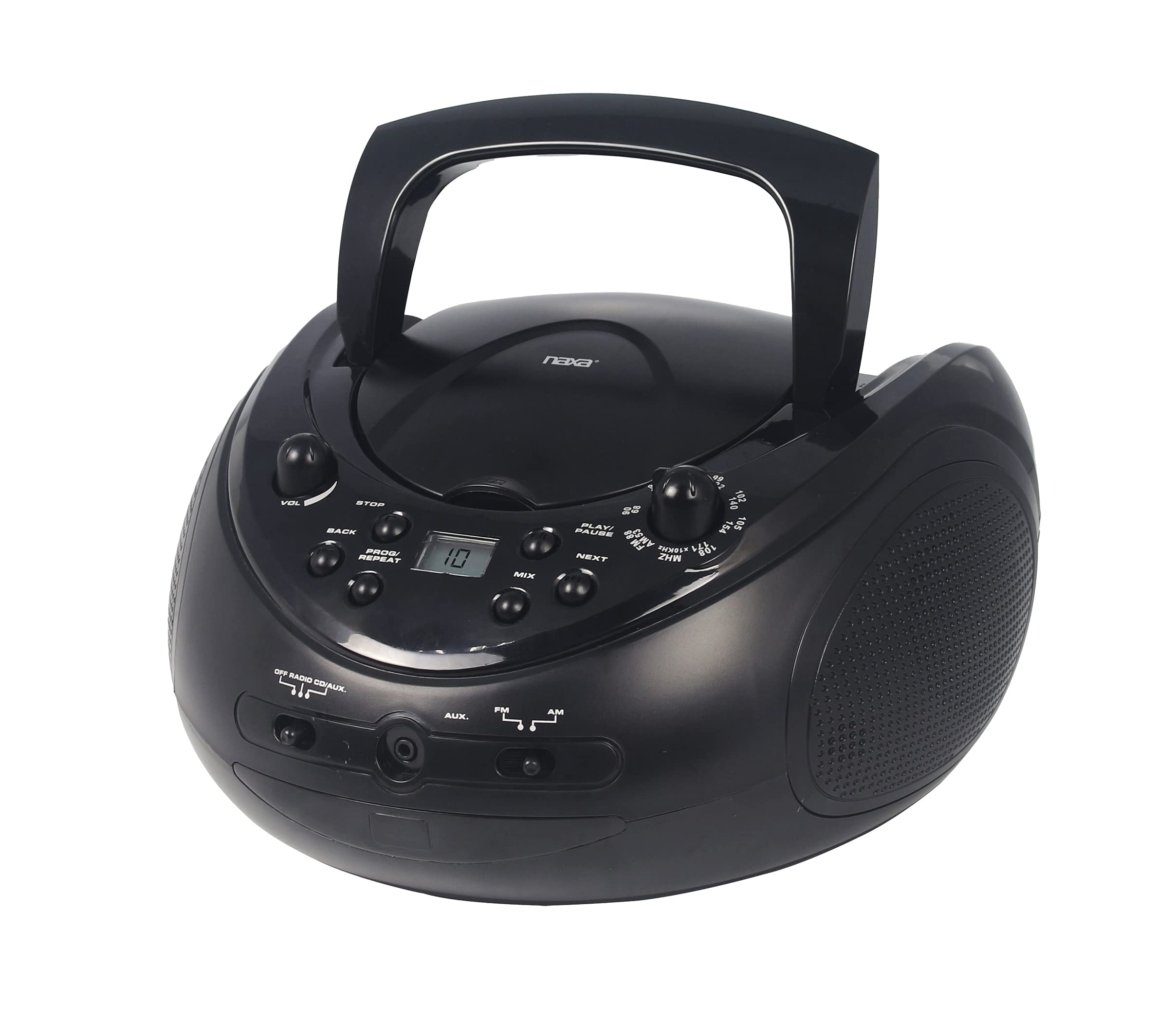 Naxa Electronics NPB-254 Portable CD Radio Player, Black