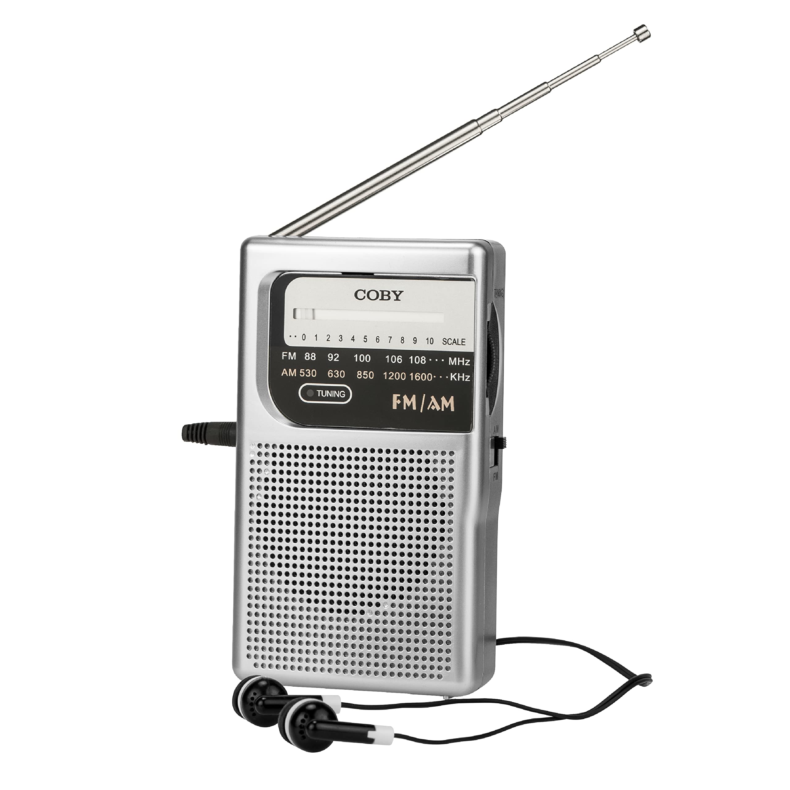 Coby Retro Pocket Size AM/FM Radio