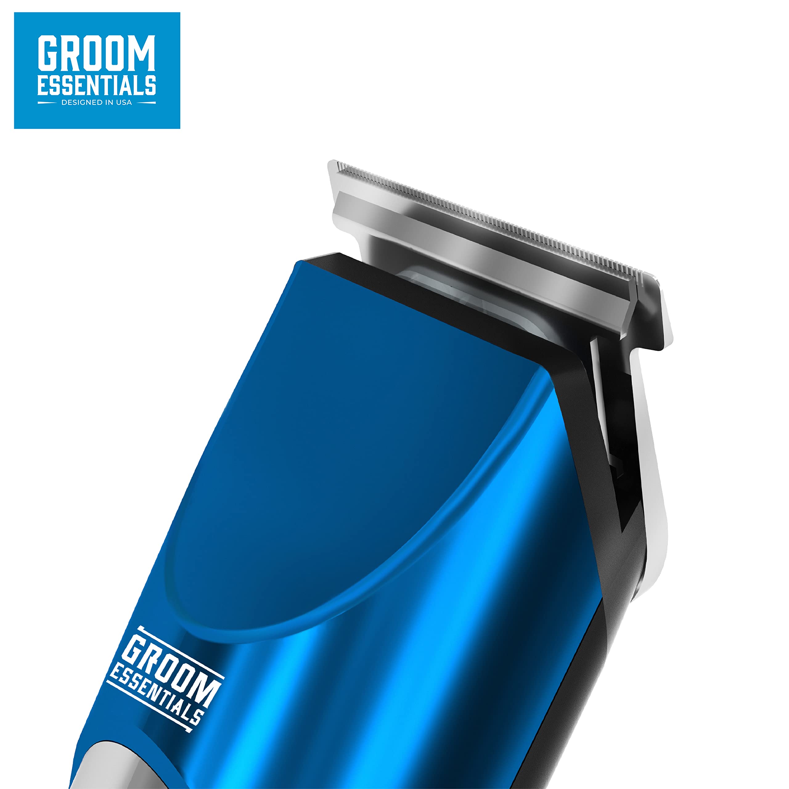 Groom Essentials Rechargeable Hair and Beard Trimmer for Men