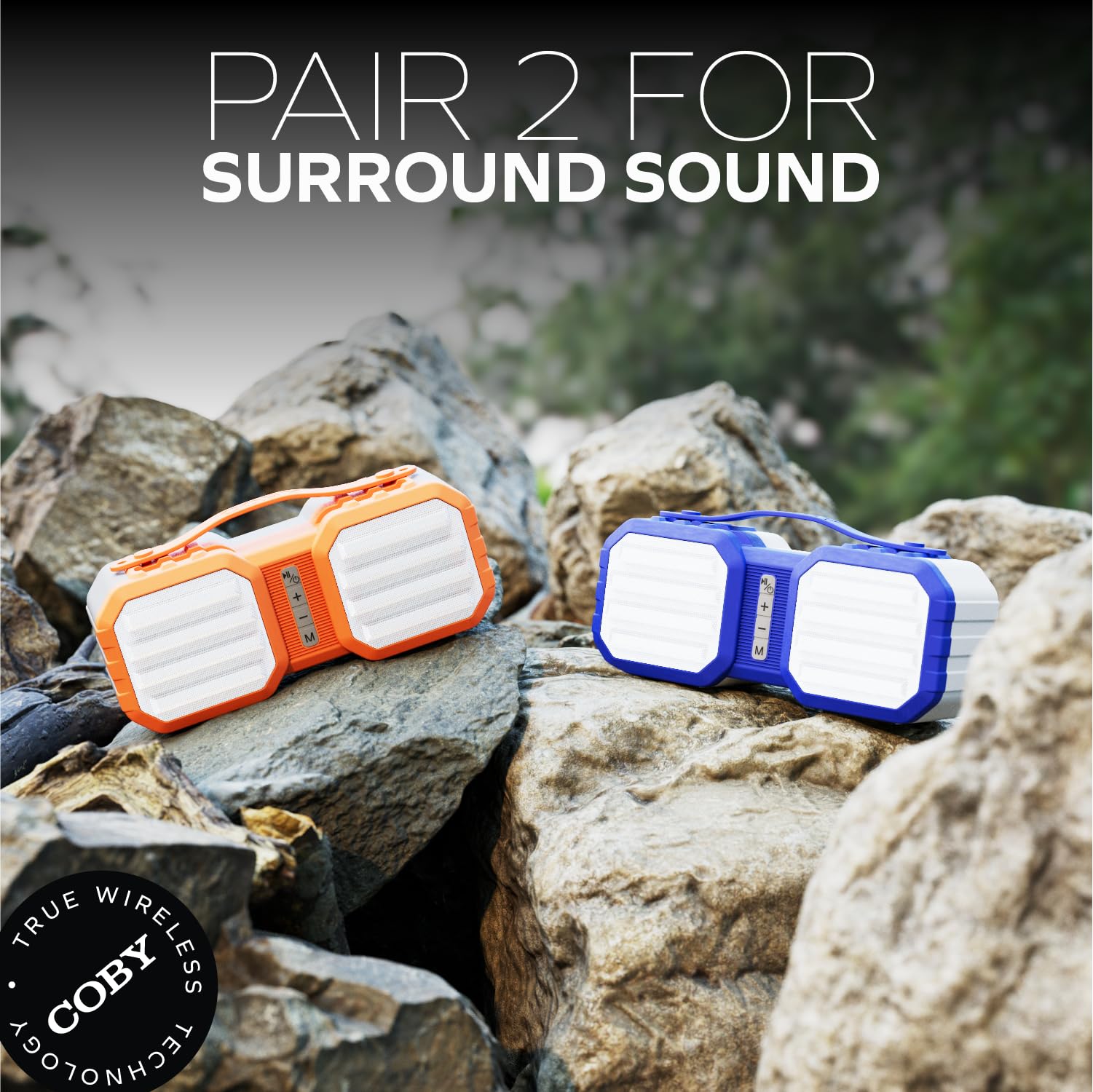 Coby Ranger Rugged Bluetooth 5.0 Indoor Outdoor