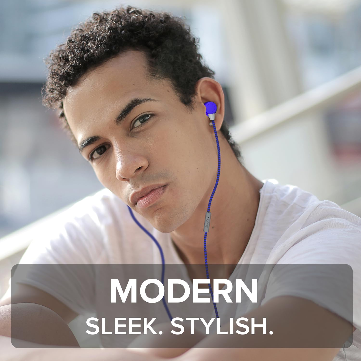 Coby Noise Isolating Metal Wired Earbuds
