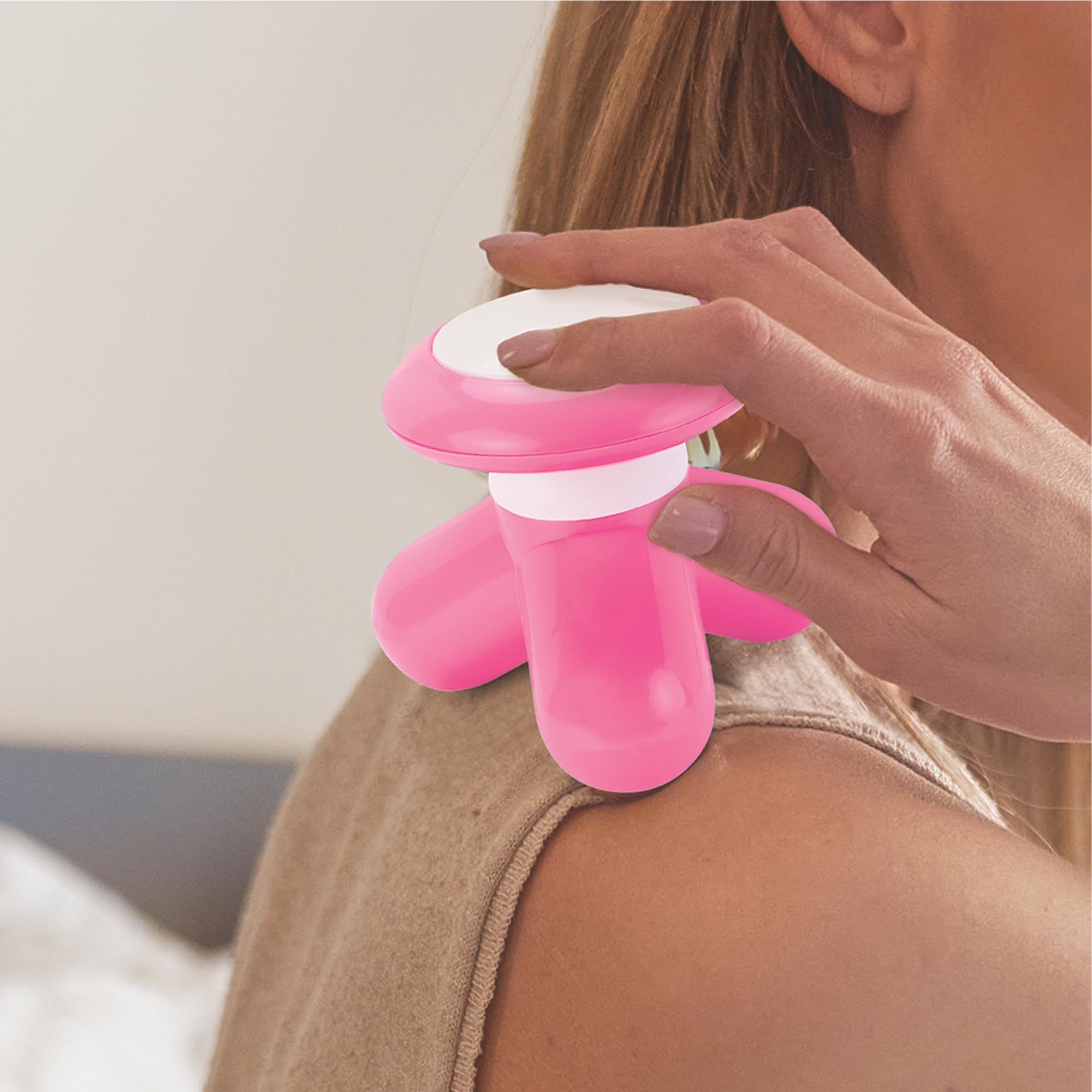 First Health Handheld Pink Mini Massager