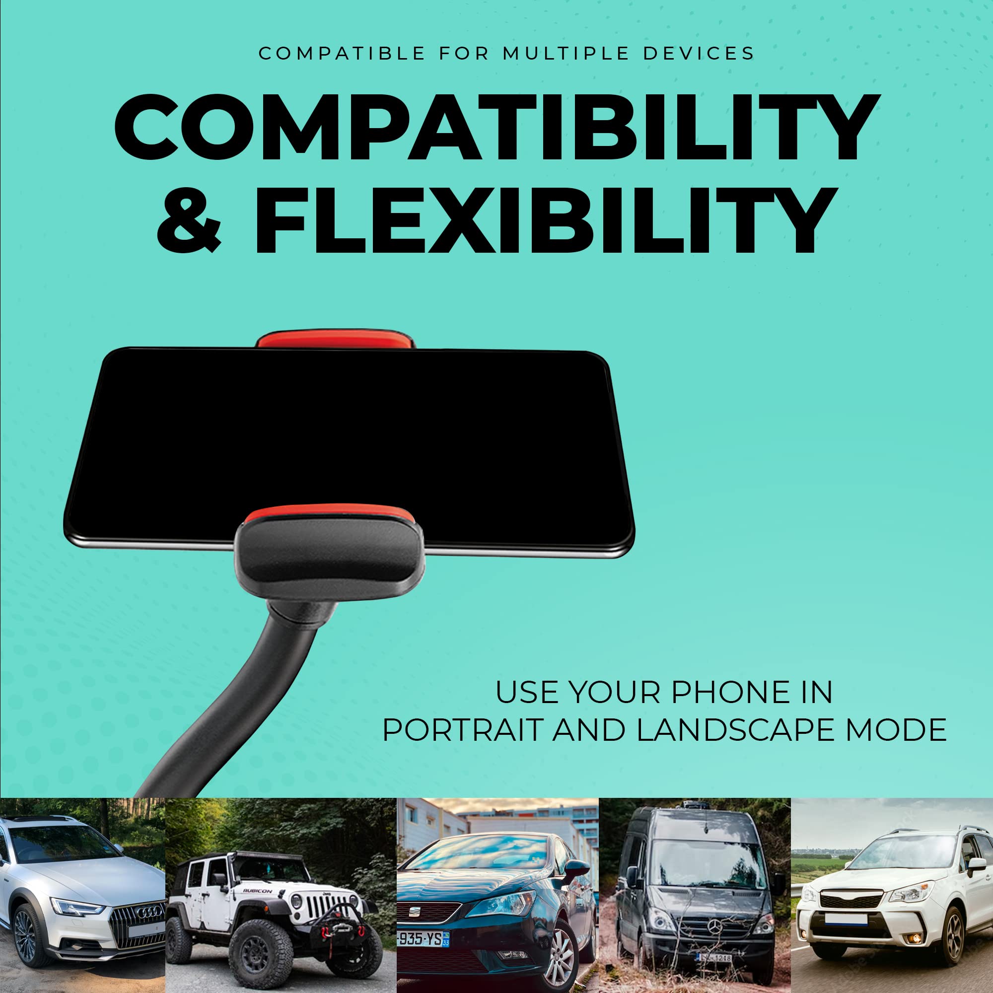 Chargeworx Windshield Mount Smartphones