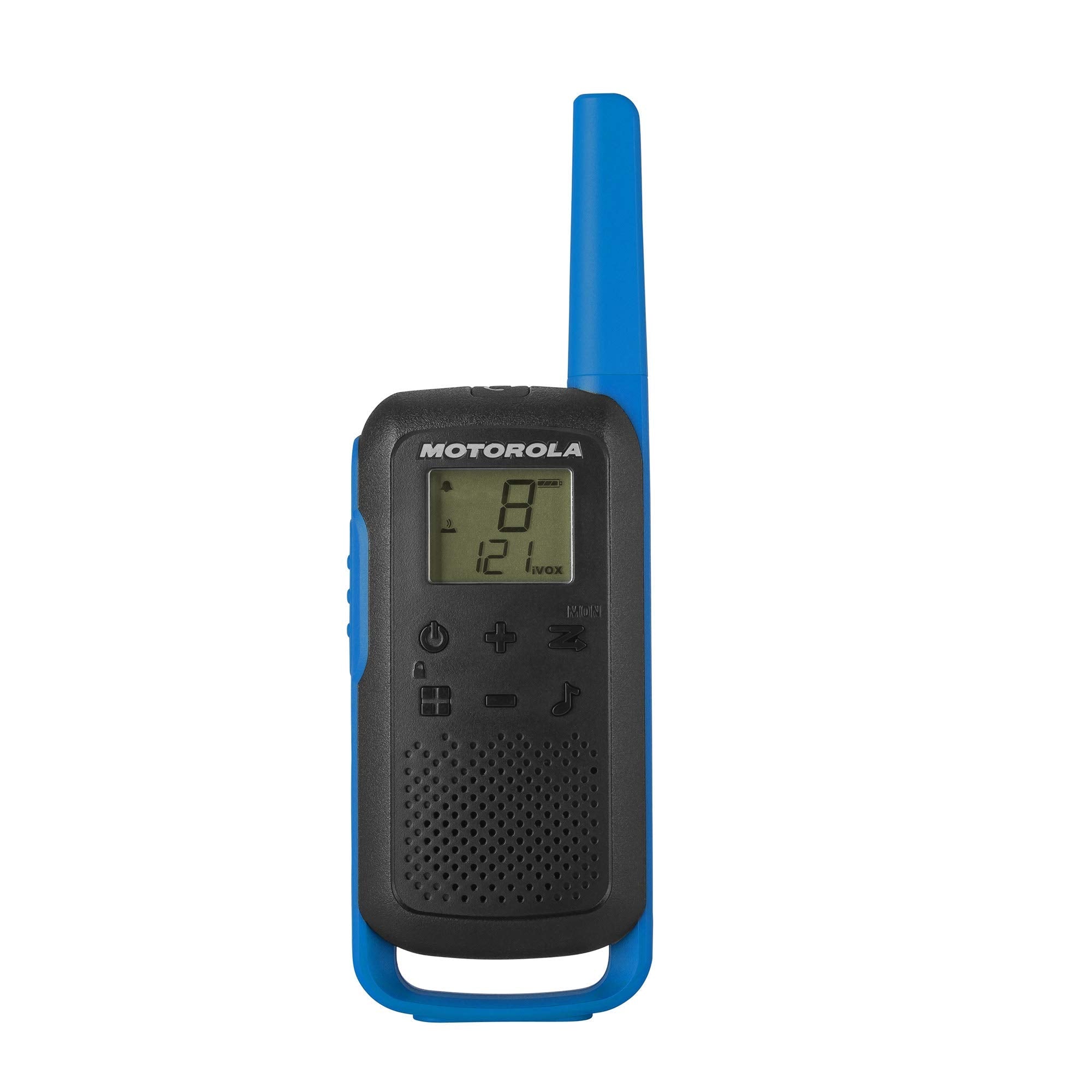 Motorola Solutions T270TP Talkabout Radio, 3 Pack, Black W/Blue