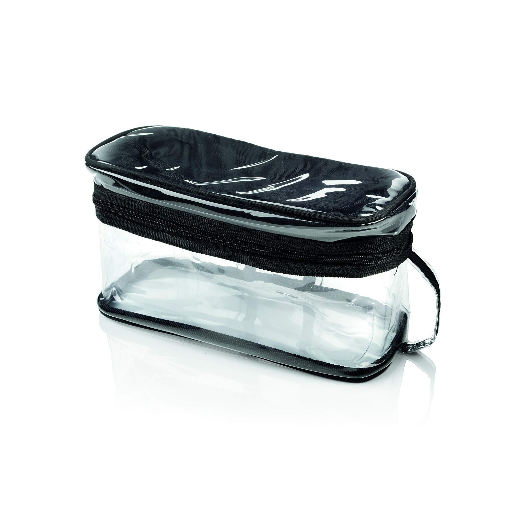 Conair Sundry/Cosmetic Travel Bag, Transparent Toiletry Bag by Travel Smart, Clear