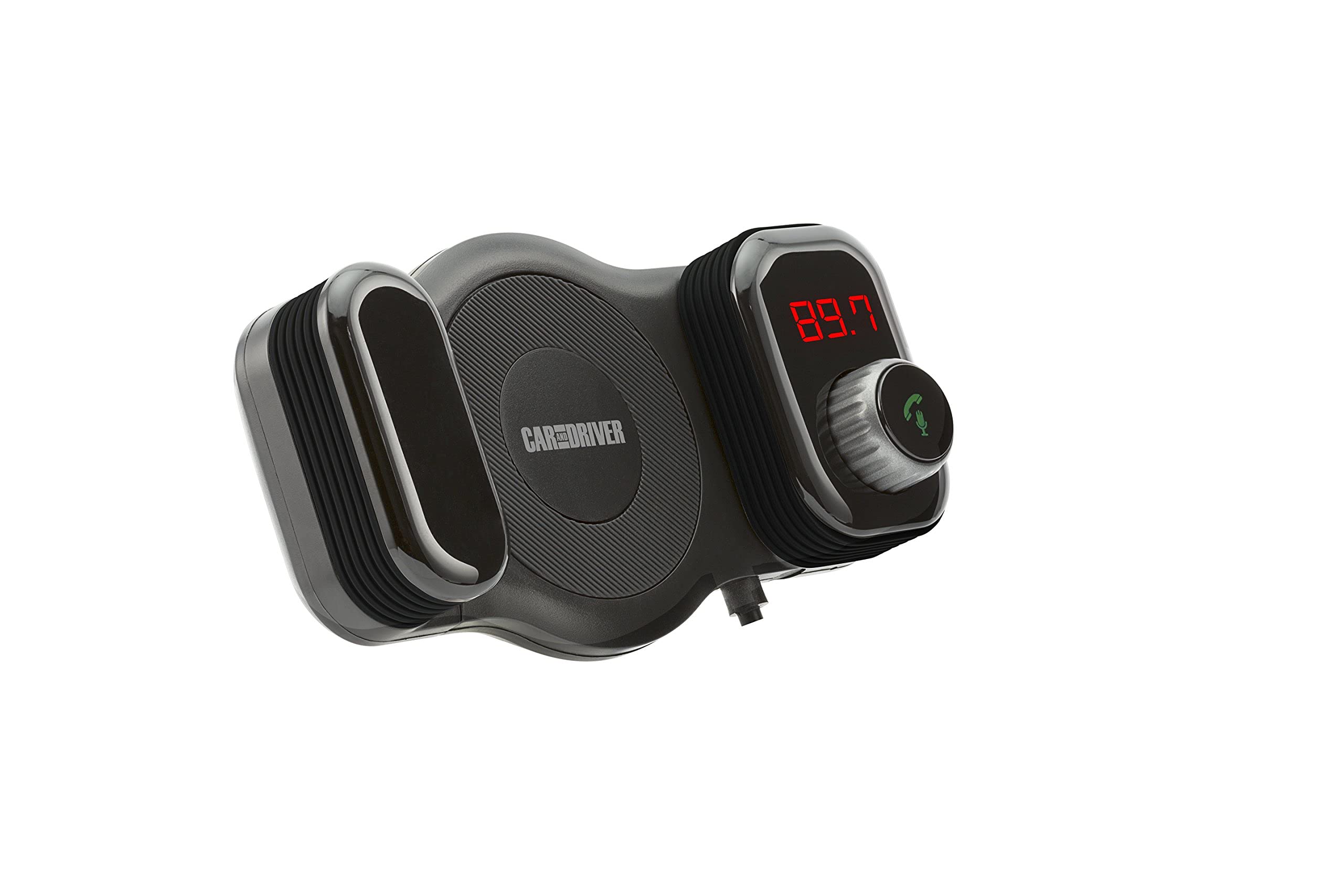 Car and Driver Bluetooth FM Transmitter & Car Vent Phone Mount