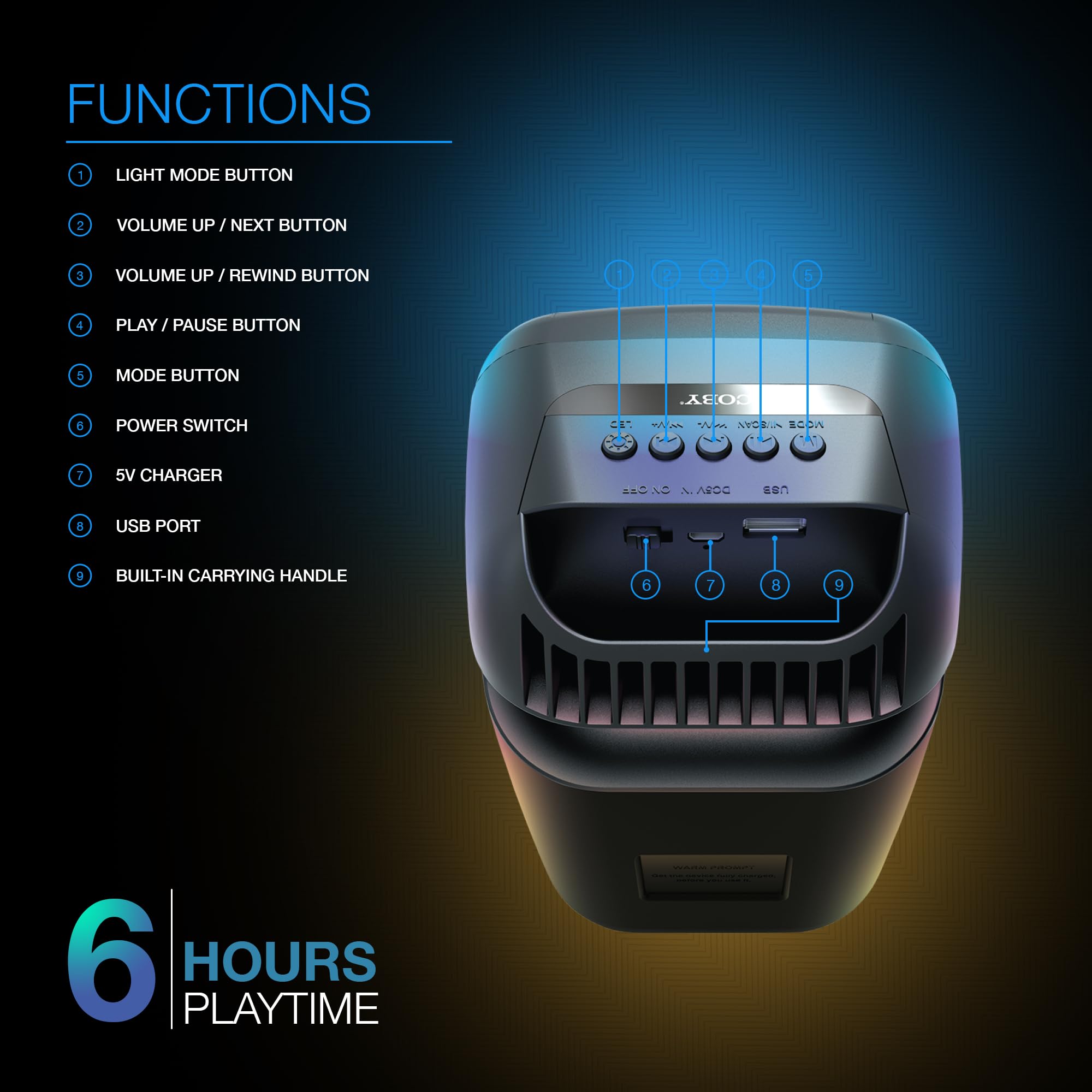 Coby Ultimate Wireless Speaker