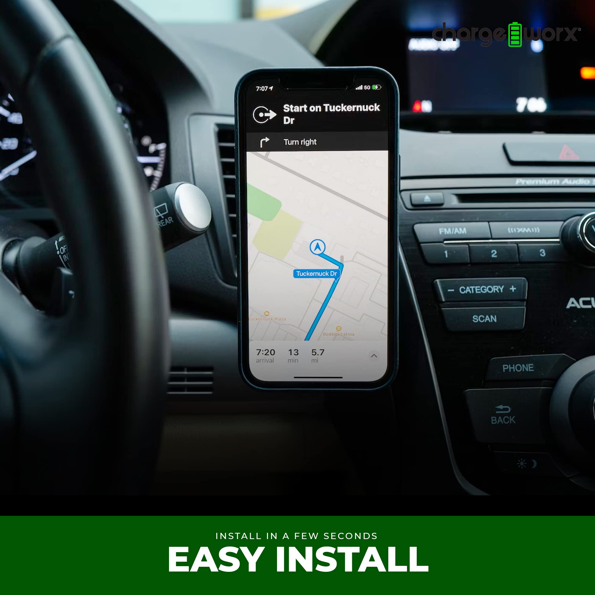 Chargeworx Mag Air Vent Phone Holder