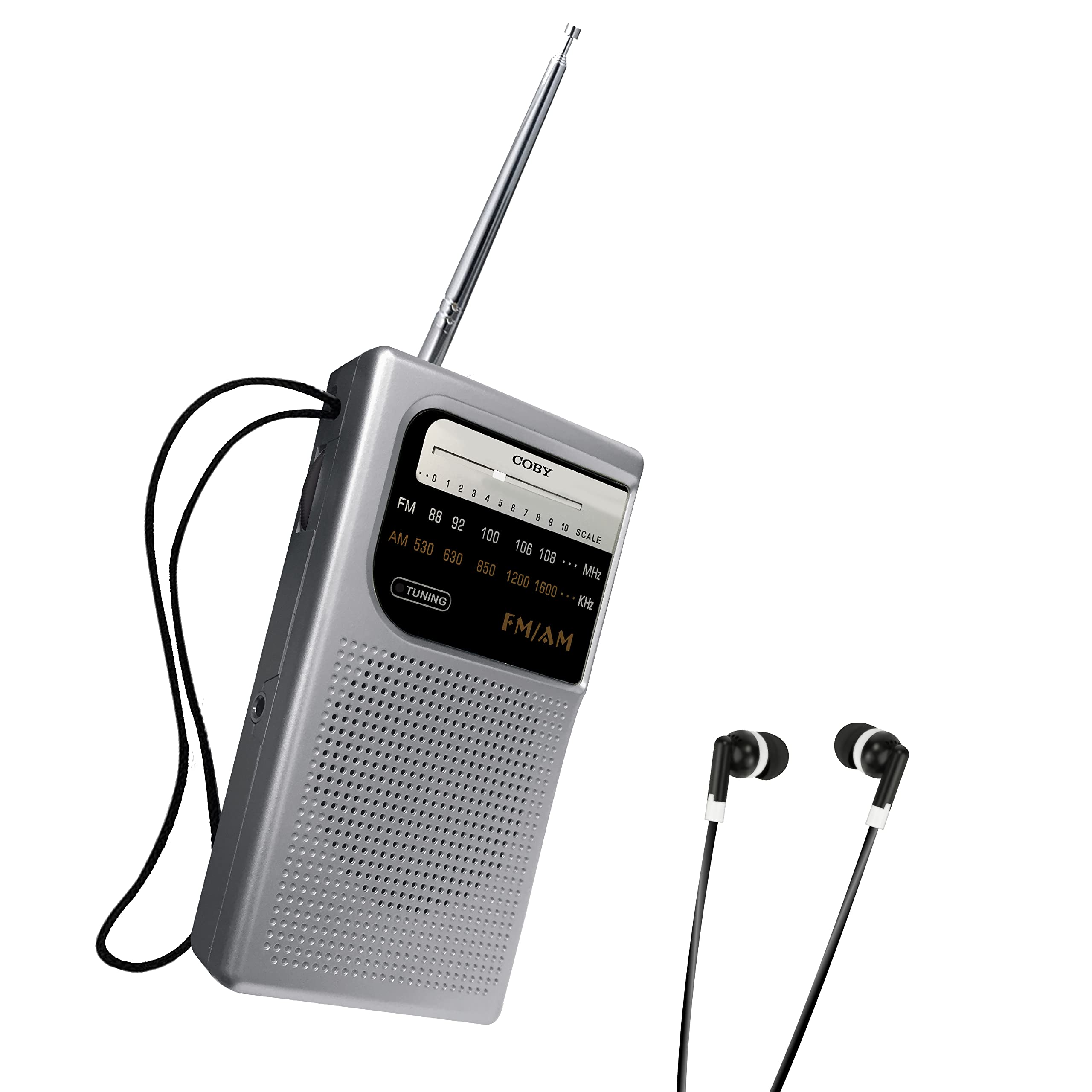 Coby Retro Pocket Size AM/FM Radio