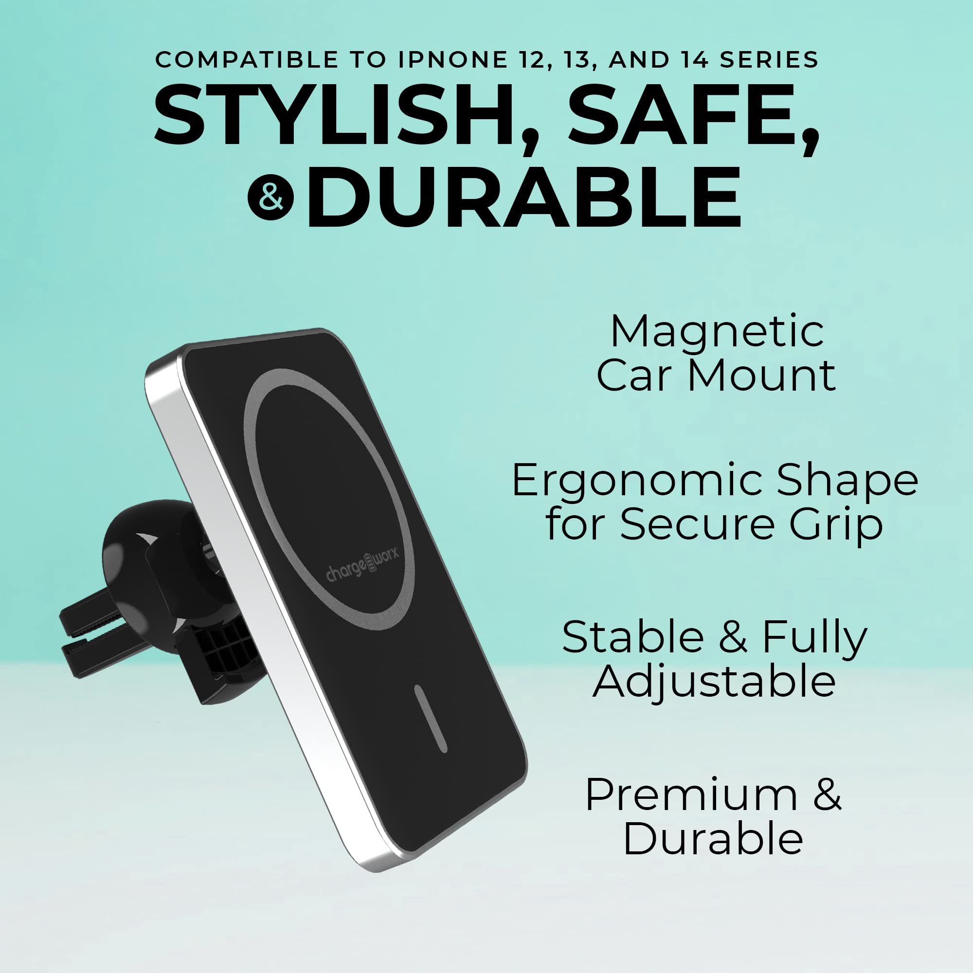 Chargeworx Phone Mount Magnetic