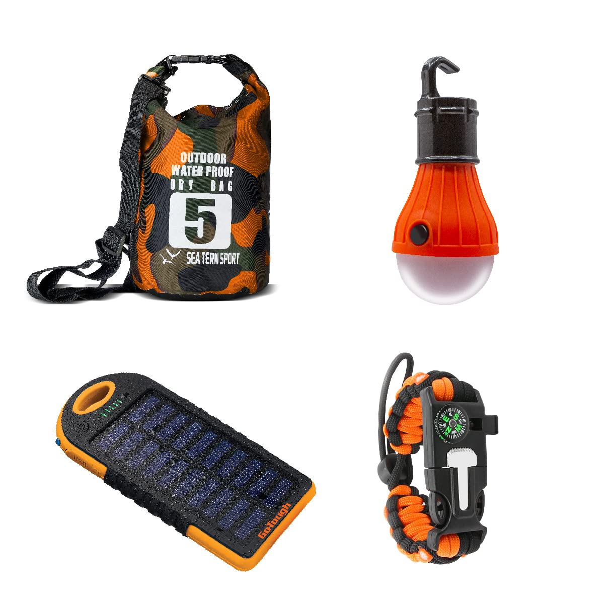 Go Tough Wilderness Camping Set | Camping Kit with Included Waterproof
