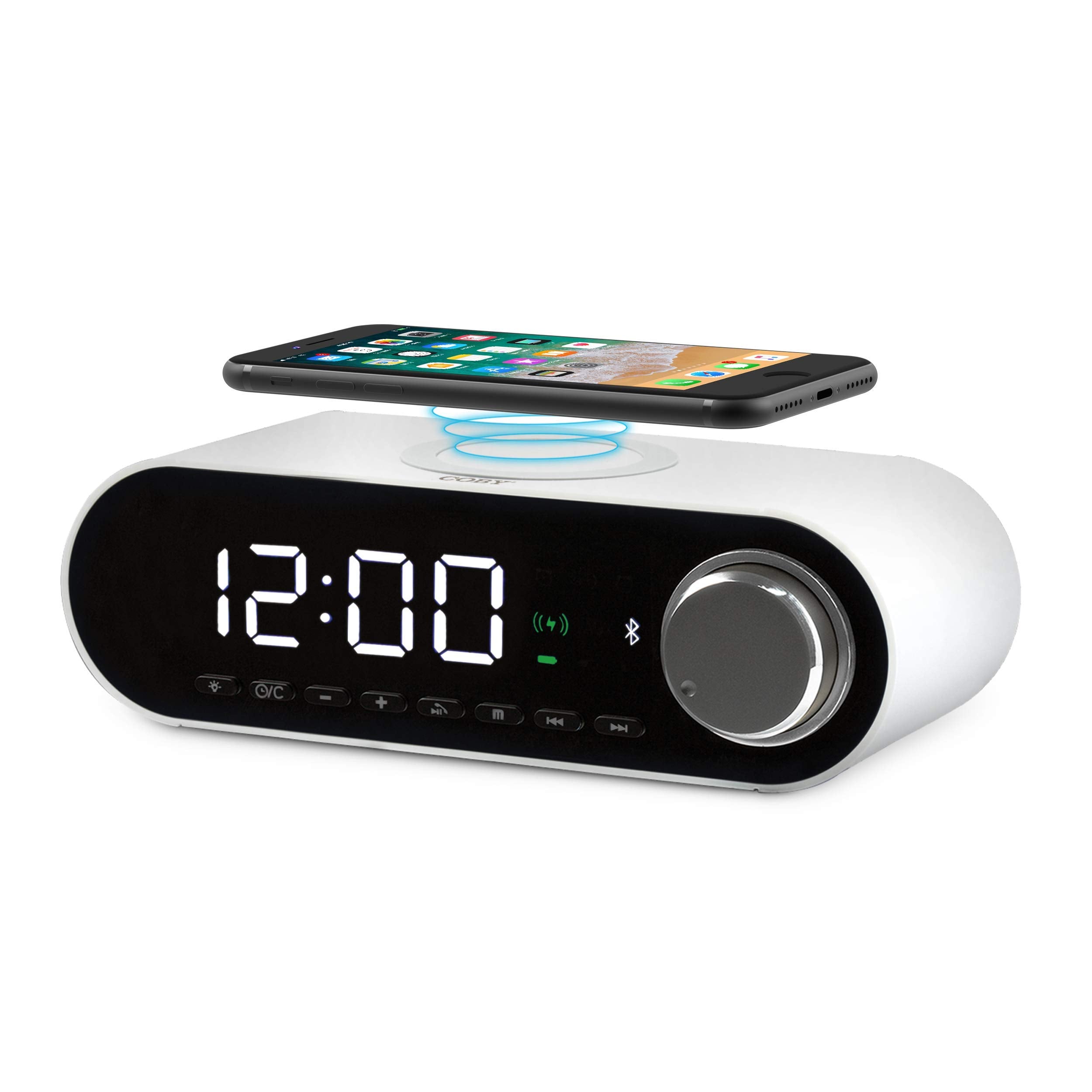 COBY Digital LED Alarm Clock Built In