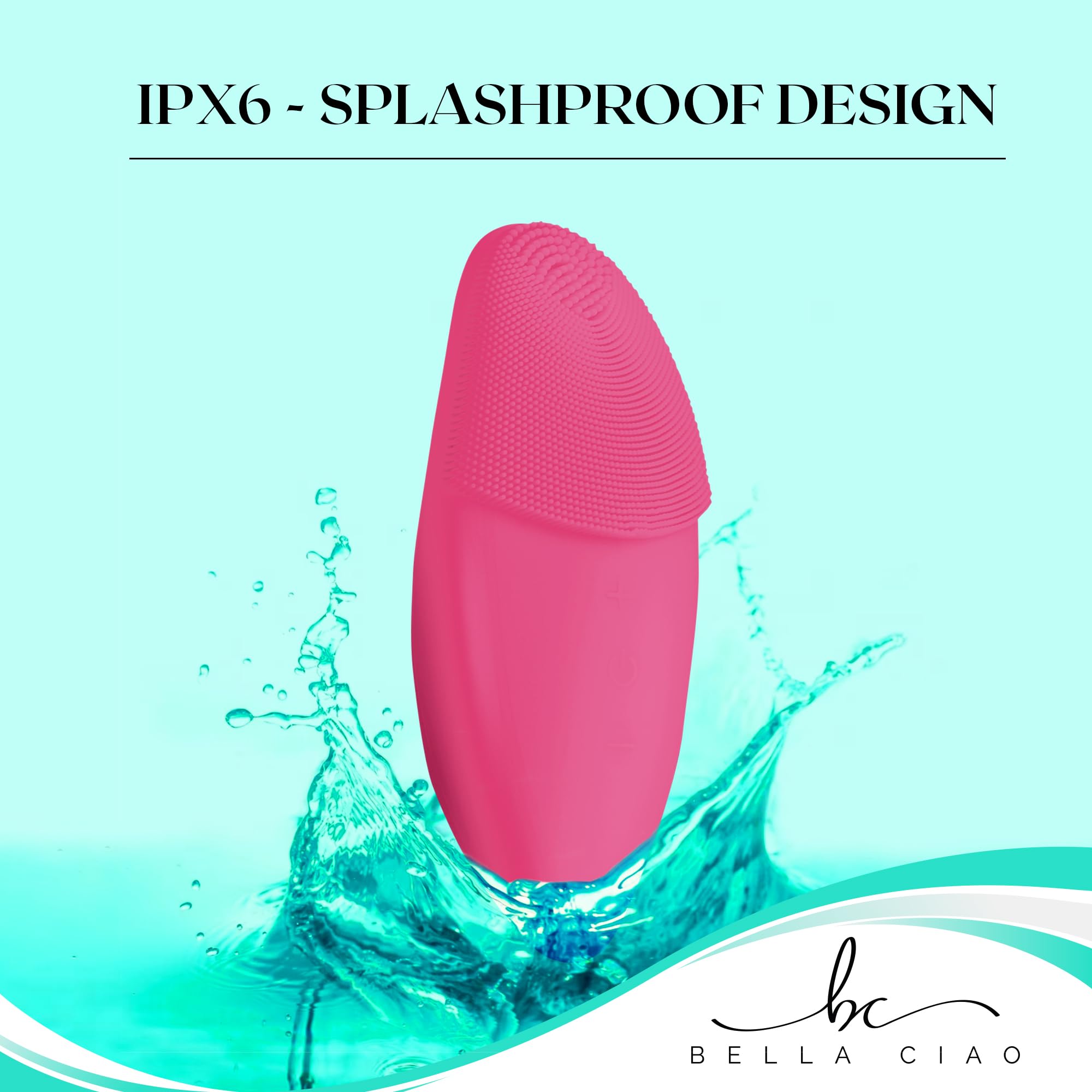 Bella Ciao 12-Speed Facial Cleansing Brush (Purple)