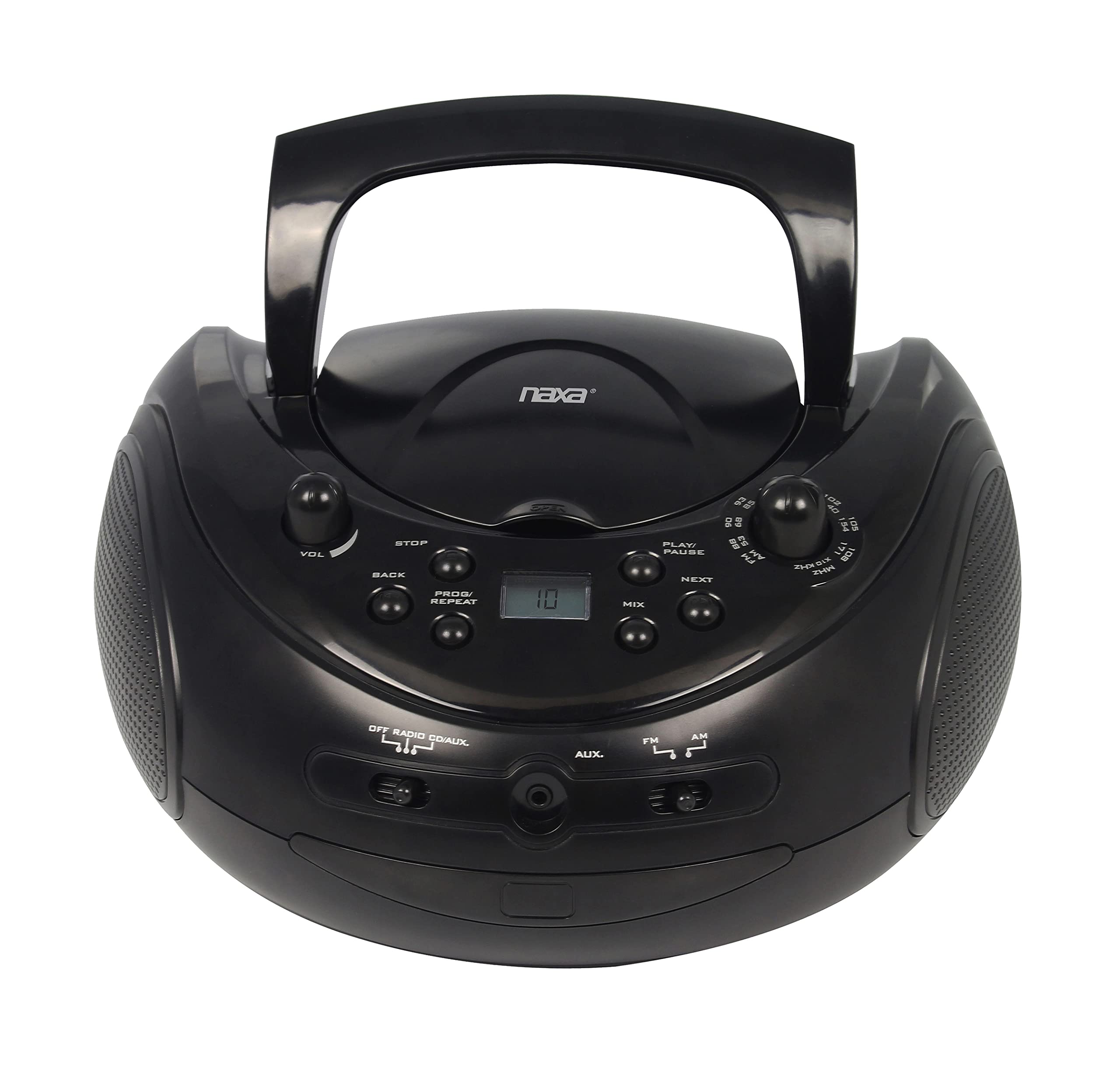 Naxa Electronics NPB-254 Portable CD Radio Player, Black