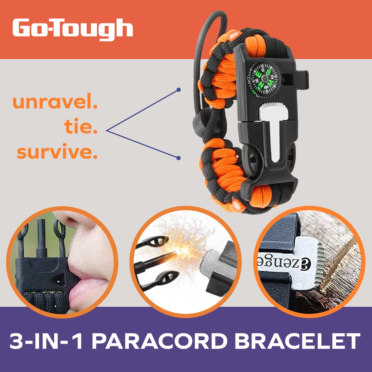 Go Tough Camping Gear and Accessories| Camping Kit with Included Waterproof