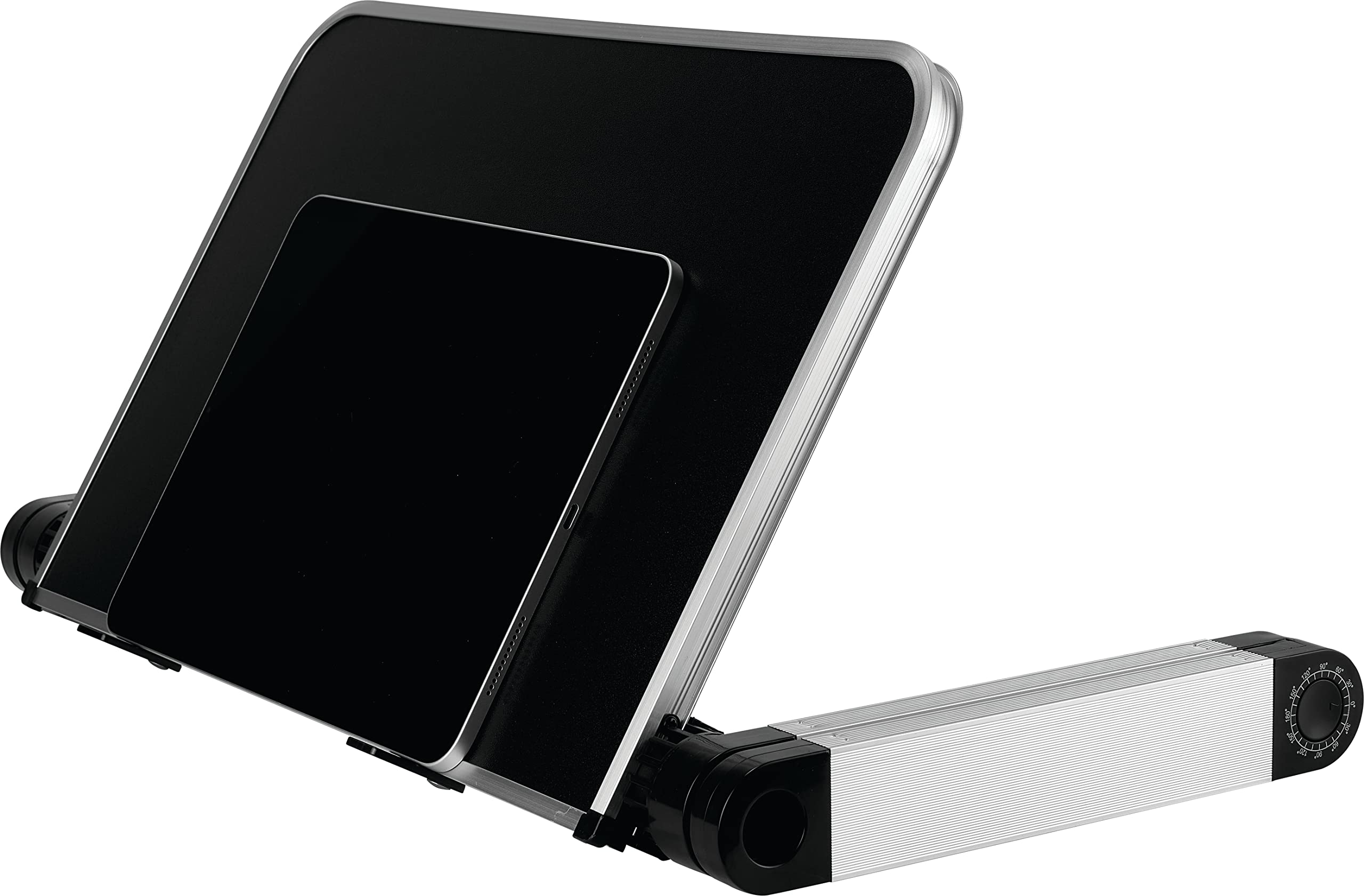 SLIDE Portable Metal Laptop Stand Desk Adjustable Height Angle Control