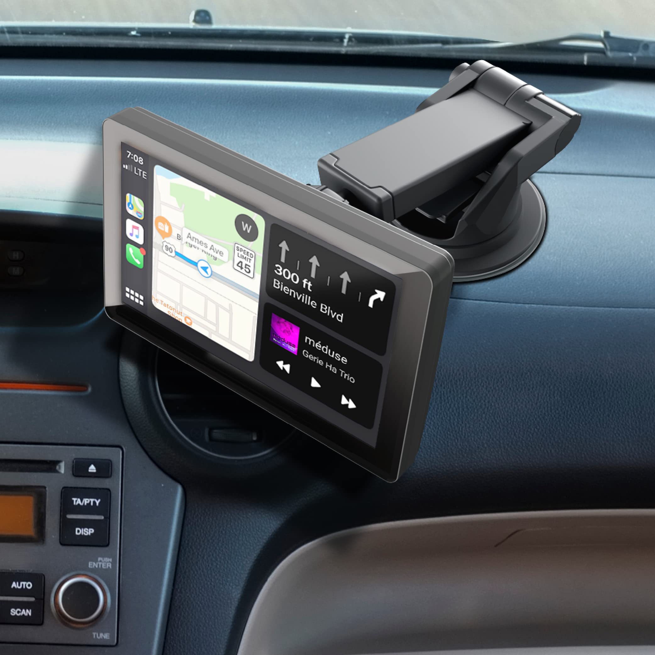 Car and Driver INTELLIDASH Slim with Apple Carplay and Android Auto